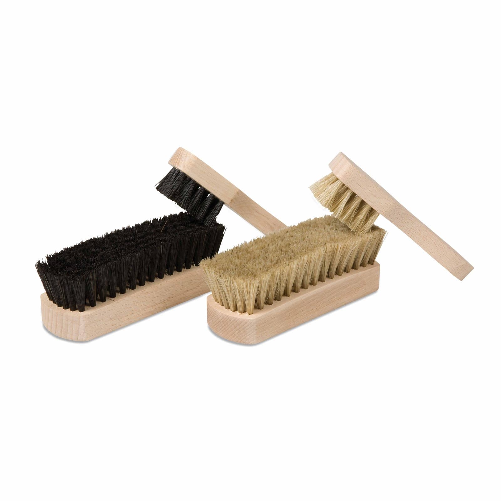 Shoe Polishing Brush Set — Four Specialized Brushes for Care Activities — View 1