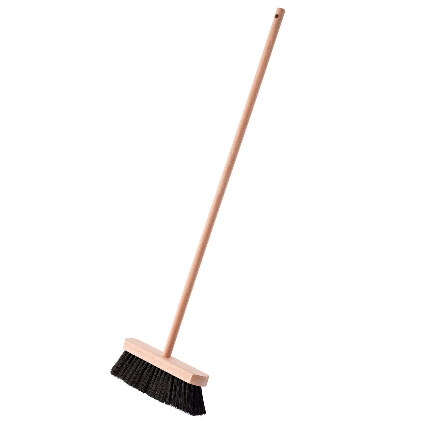 Vnitřní koště: měkké černé (70 cm) - Montessori Material | Faborino