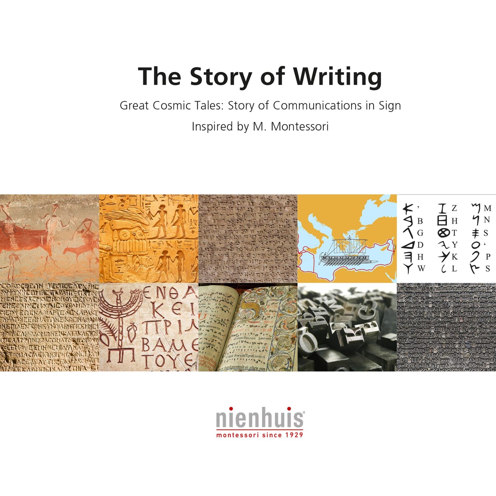 The Story Of Writing — Montessori Material | Faborino