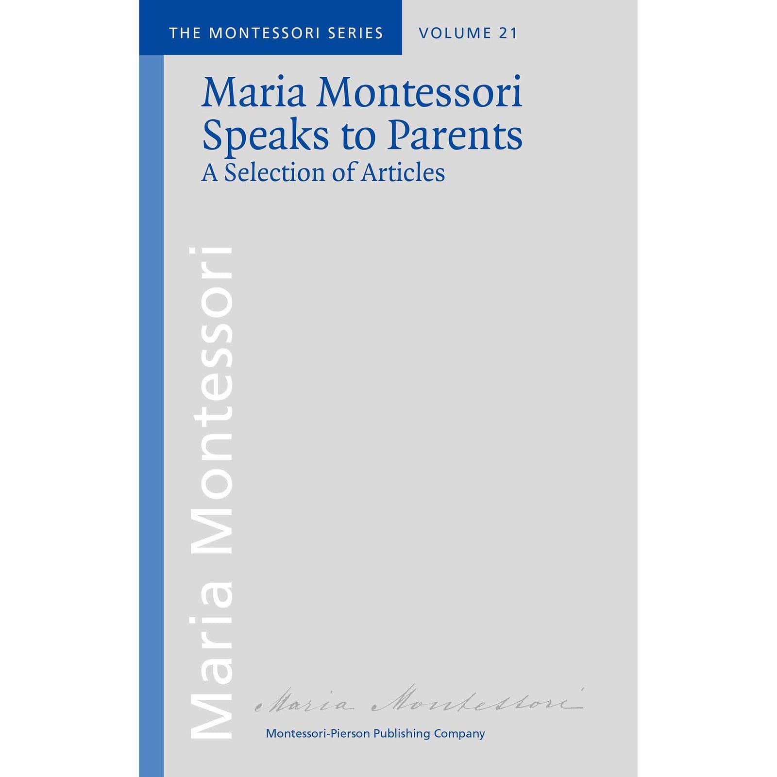 Maria Montessori mluví k rodičům — Náhled 1