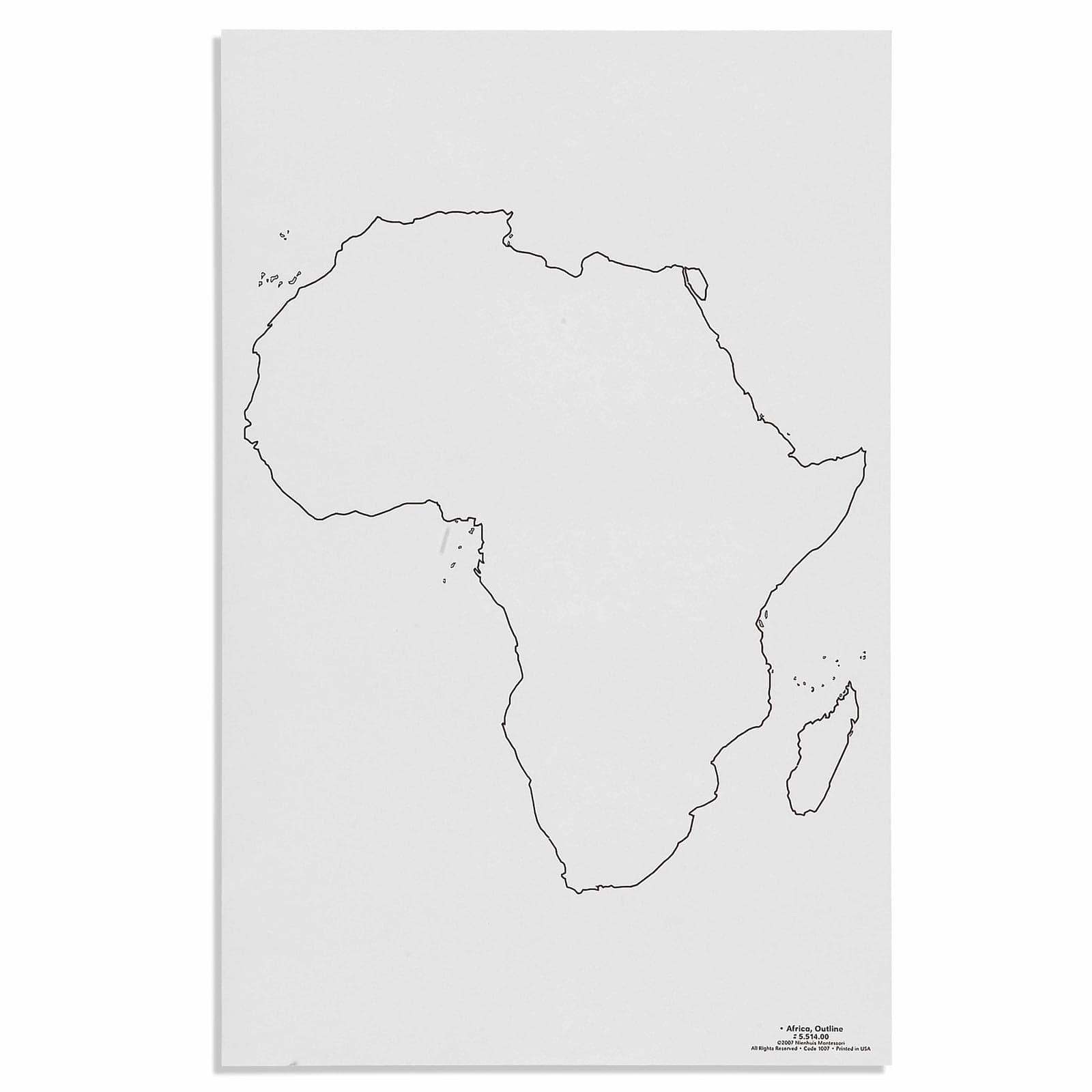 Afrika: Umriss (50) — Ansicht 1