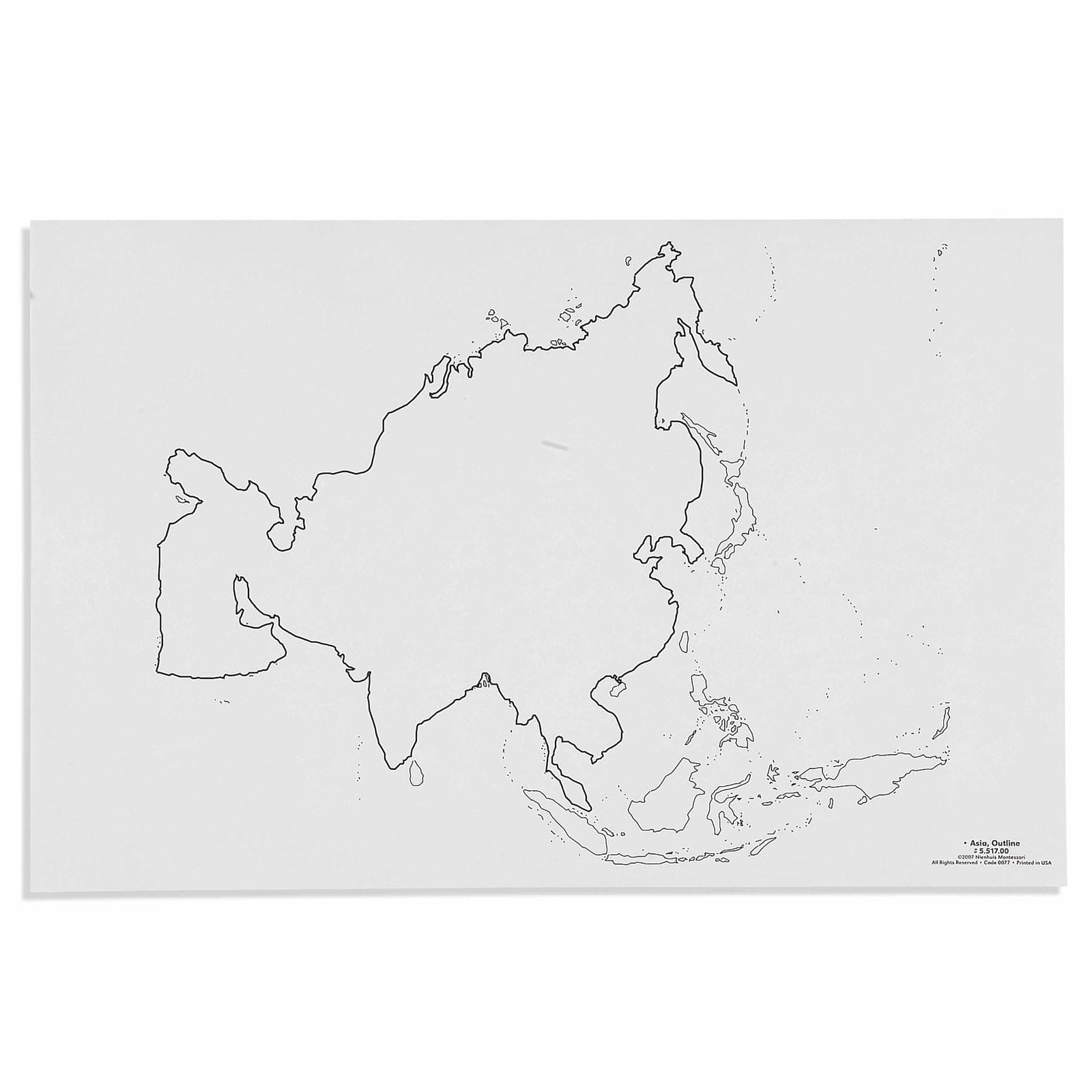 Asia: Outline (50) — View 1