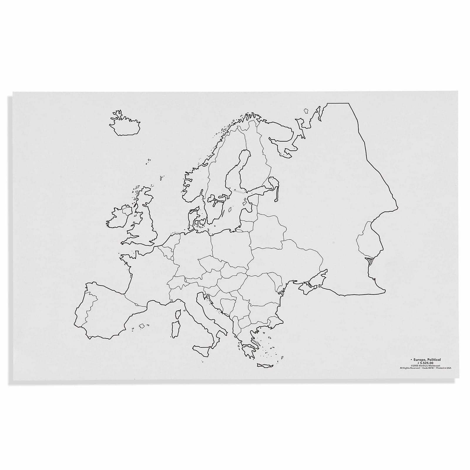 Europe: Political (50) — View 1