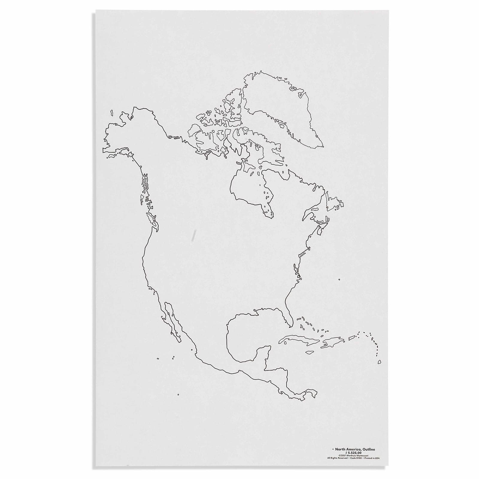North America: Outline (50) — View 1