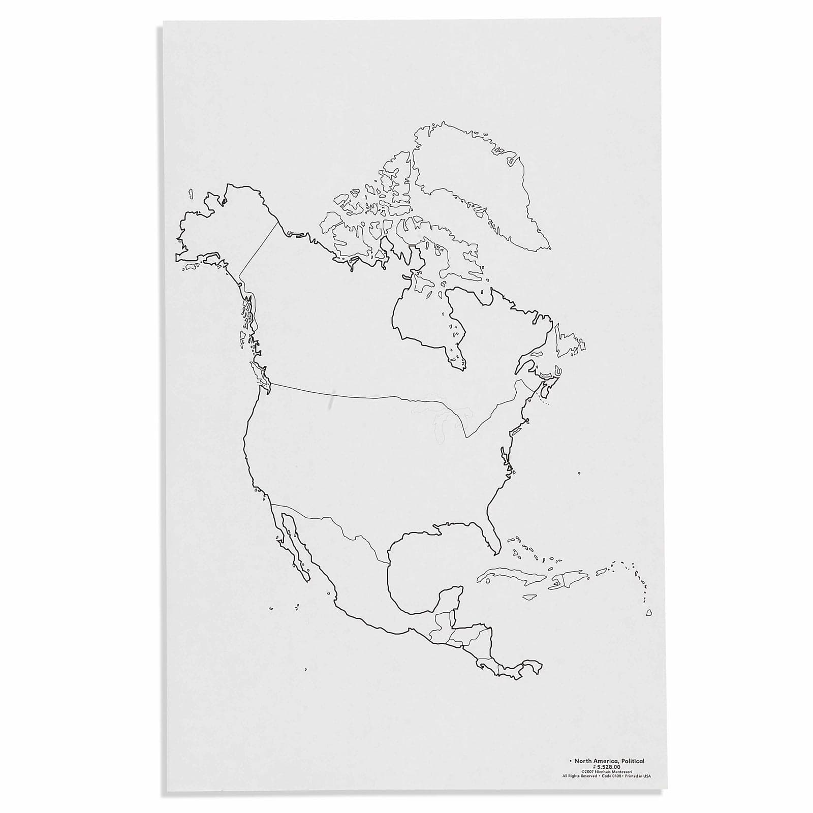 North America: Political (50) — View 1