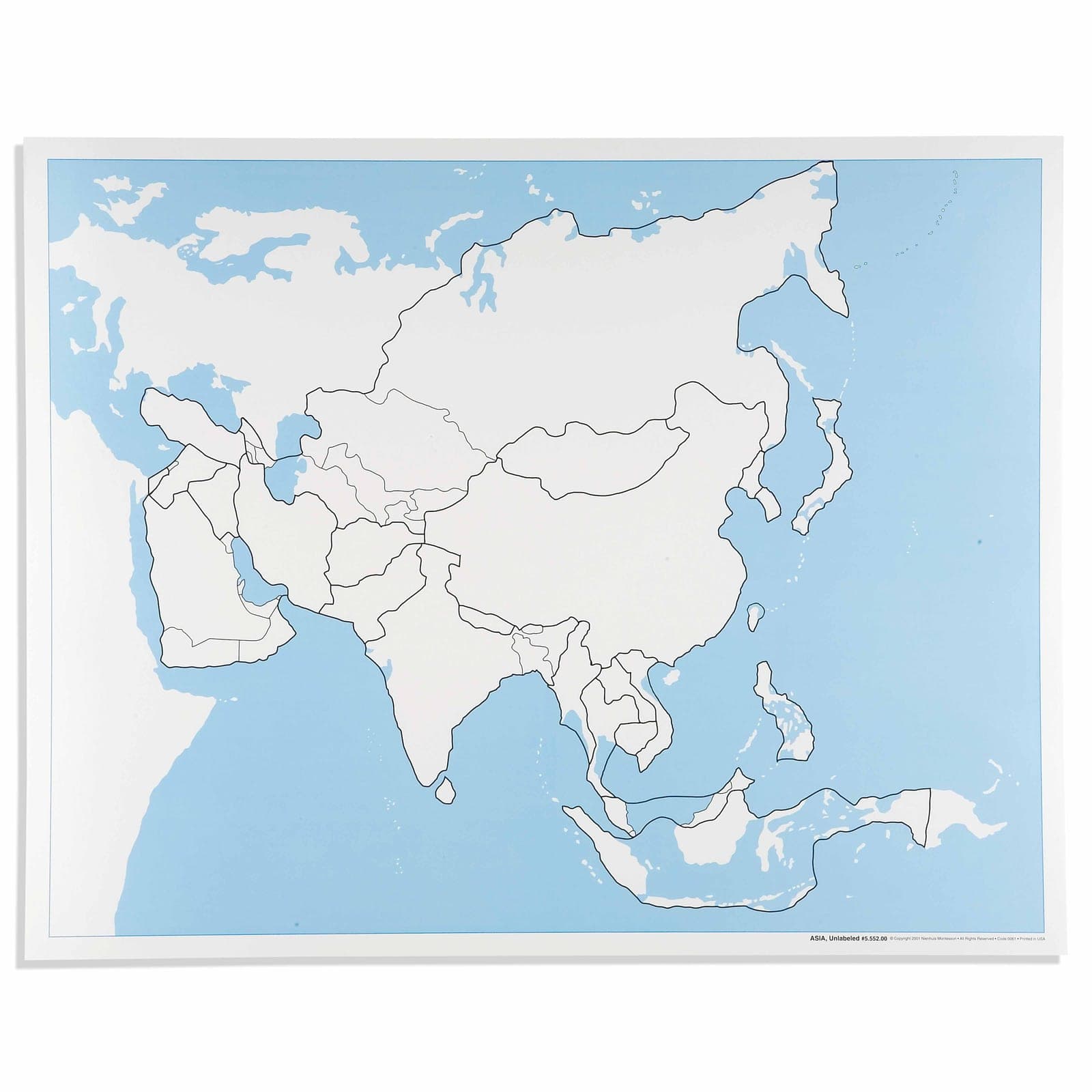Asia Control Map: Unlabeled — View 1