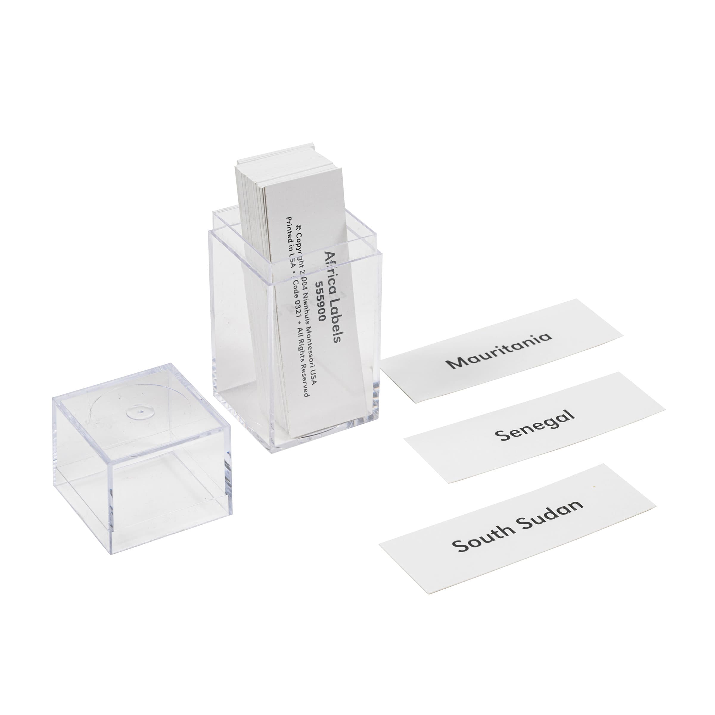 Africa: Labels — Puzzle Map Accessories — View 1