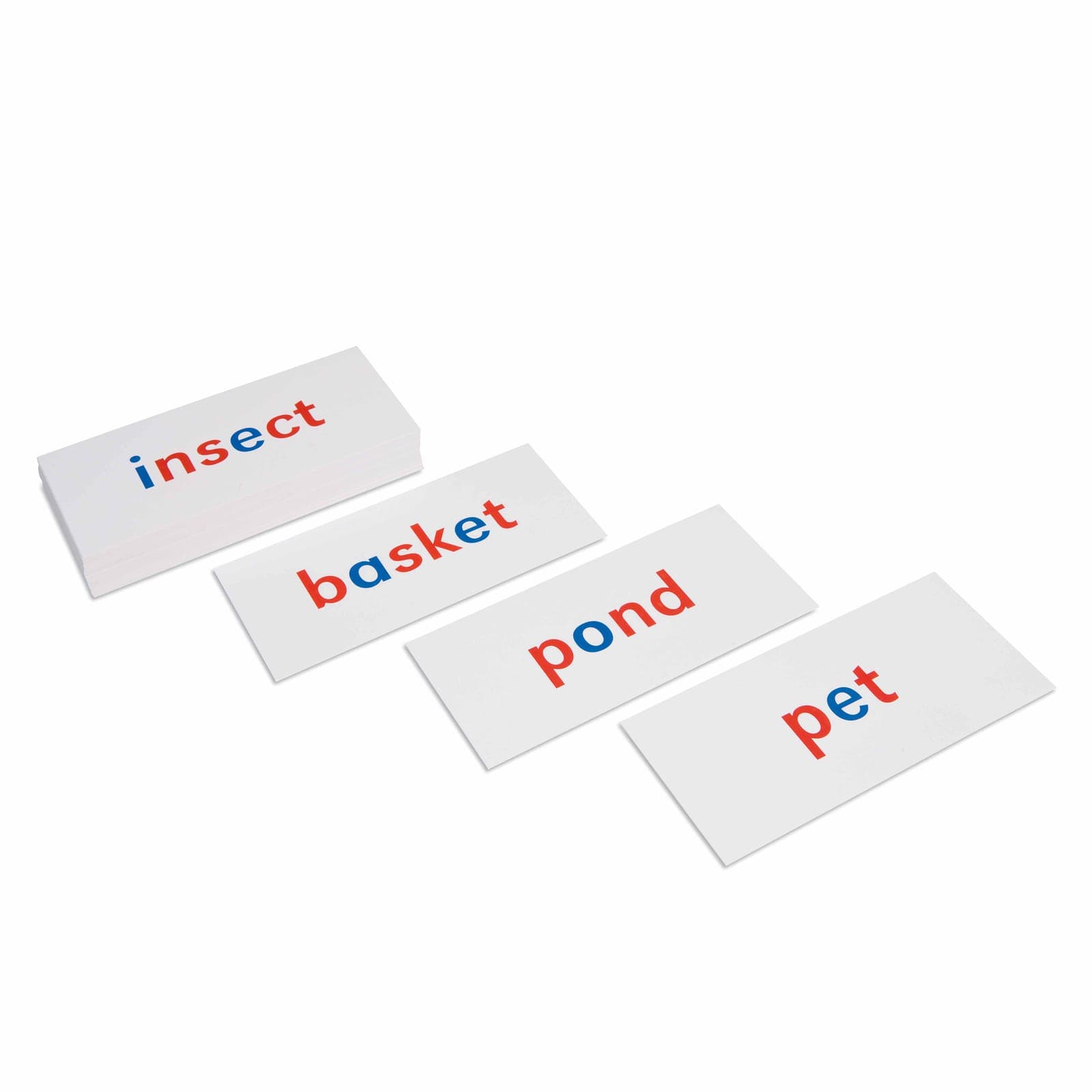 Phonetic Flash Cards — Montessori Material | Faborino