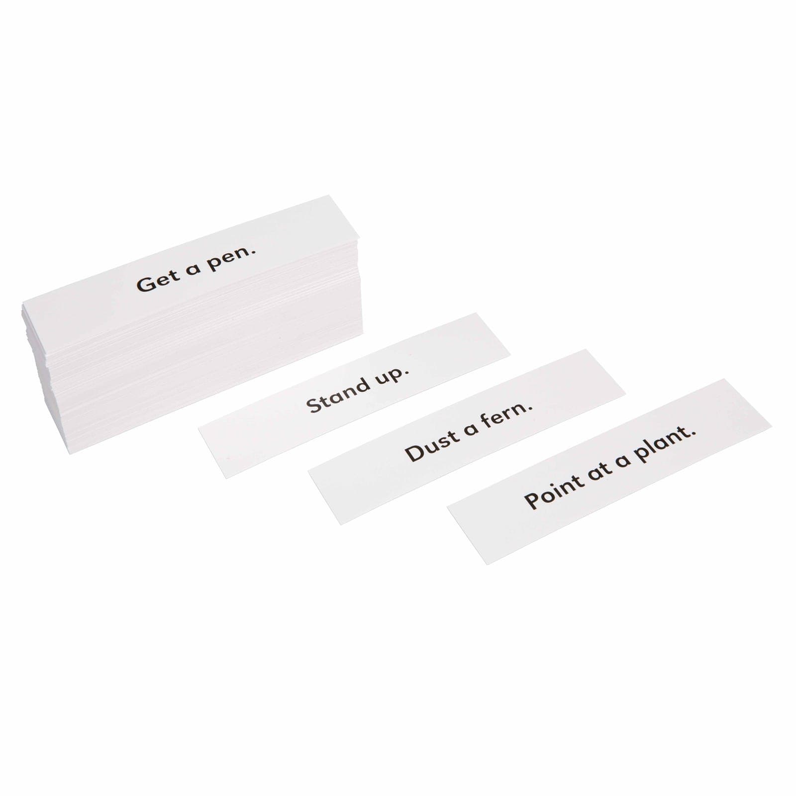 Simple Commands: Set 2 — Montessori Material | Faborino