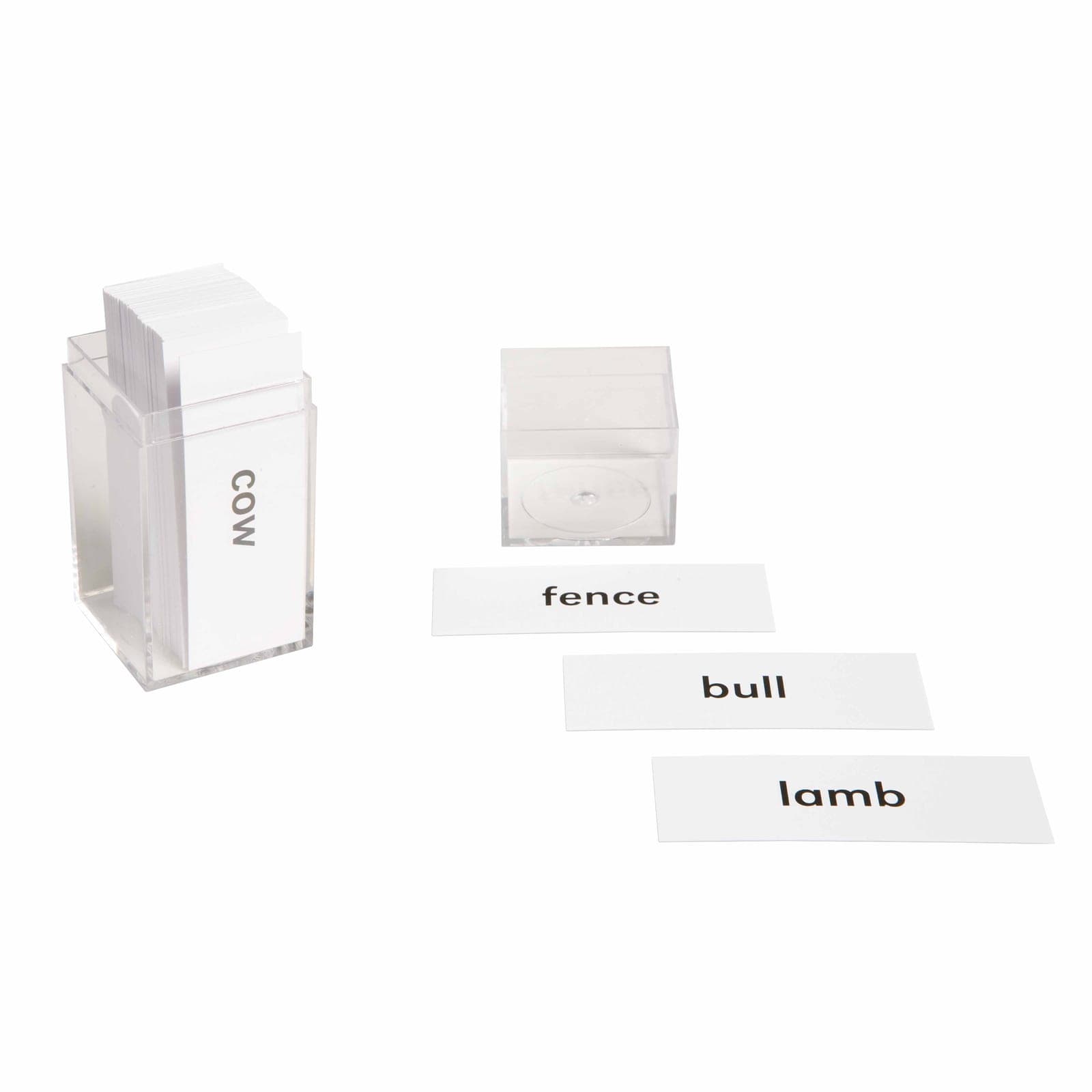 Noun Labels For The Farm — Montessori Material | Faborino