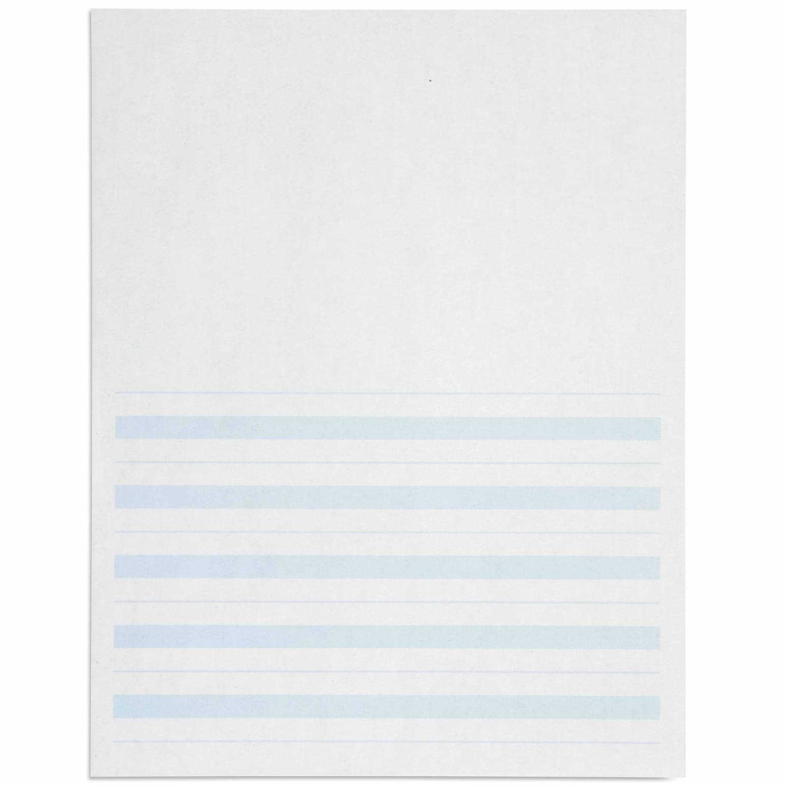 Writing Paper: Blue Lines - 8.5 X 11 In (500) — Montessori Material | Faborino