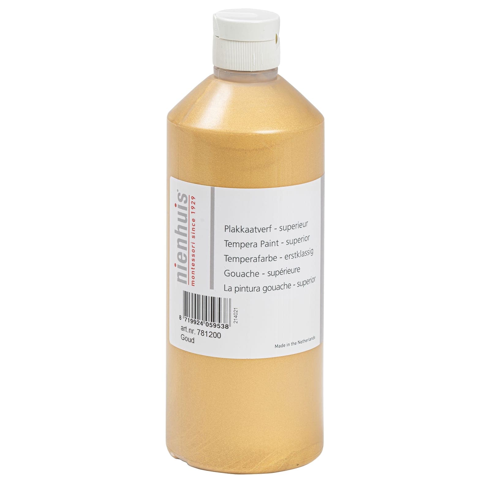 Tempera Paint - Premium: Gold — Montessori Material | Faborino