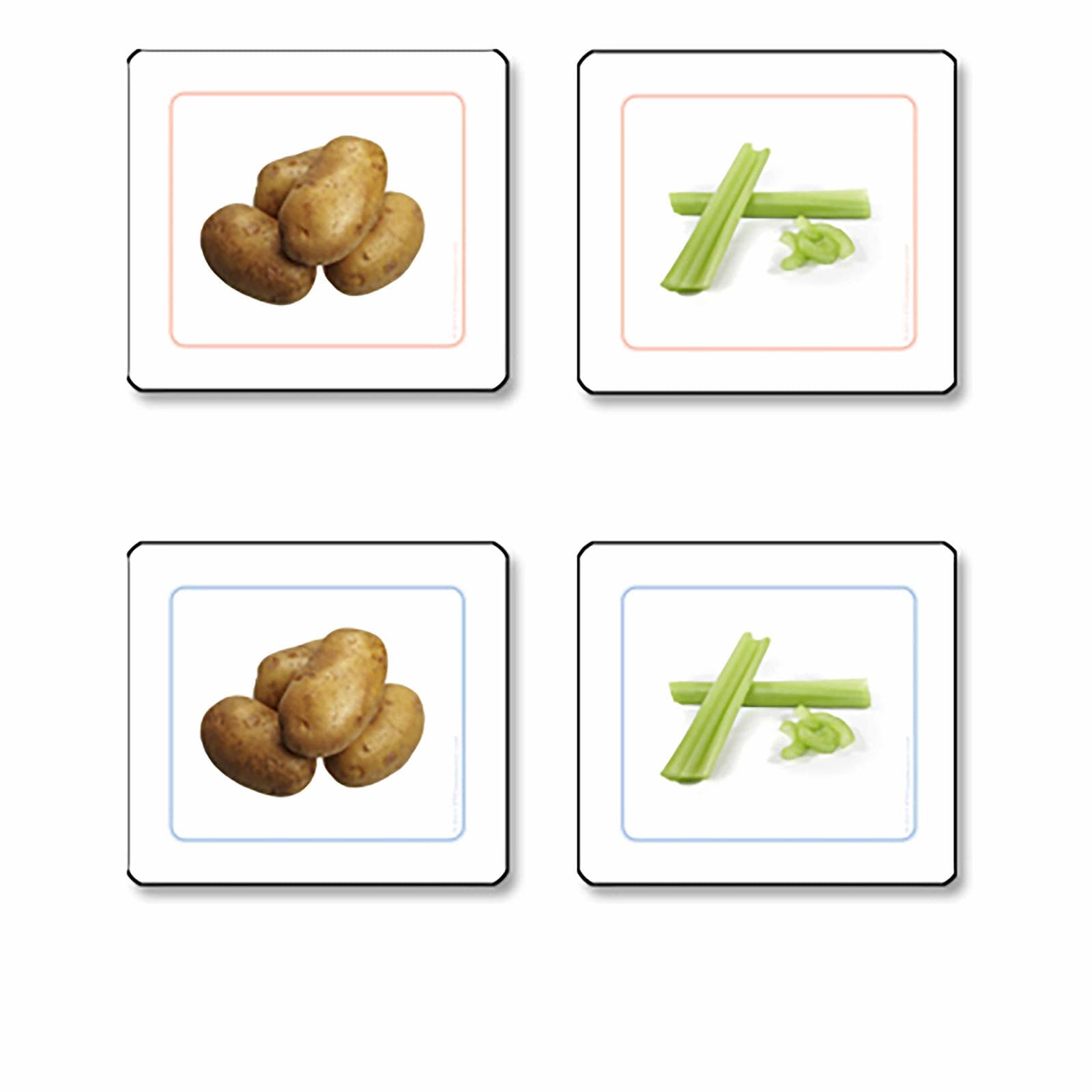 Vegetables Matching Cards — Montessori Material | Faborino