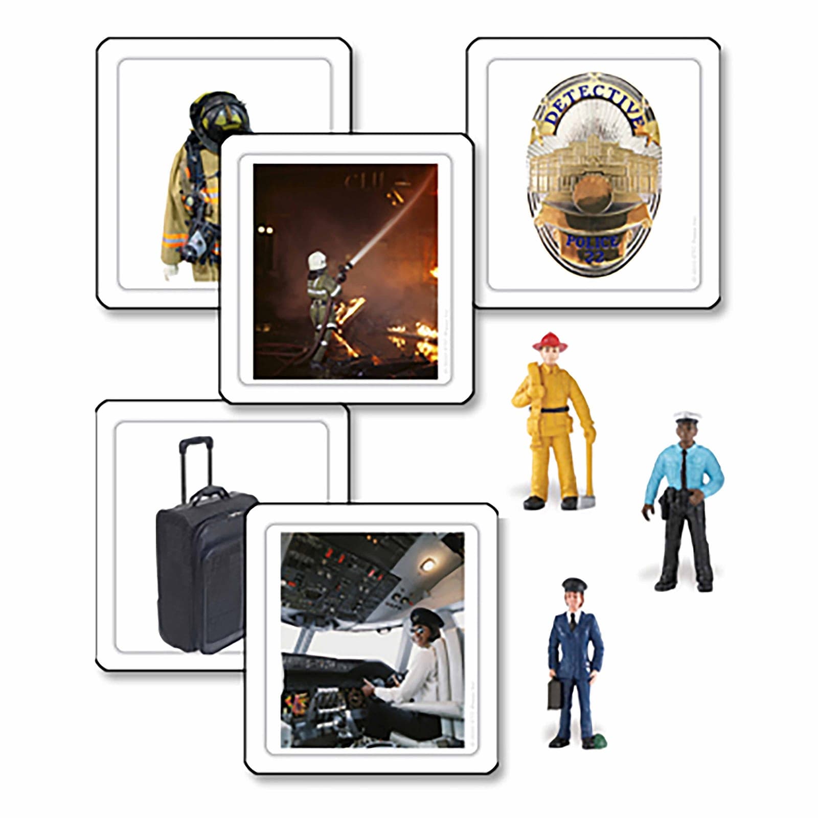 Community Helpers With Figures — View 1
