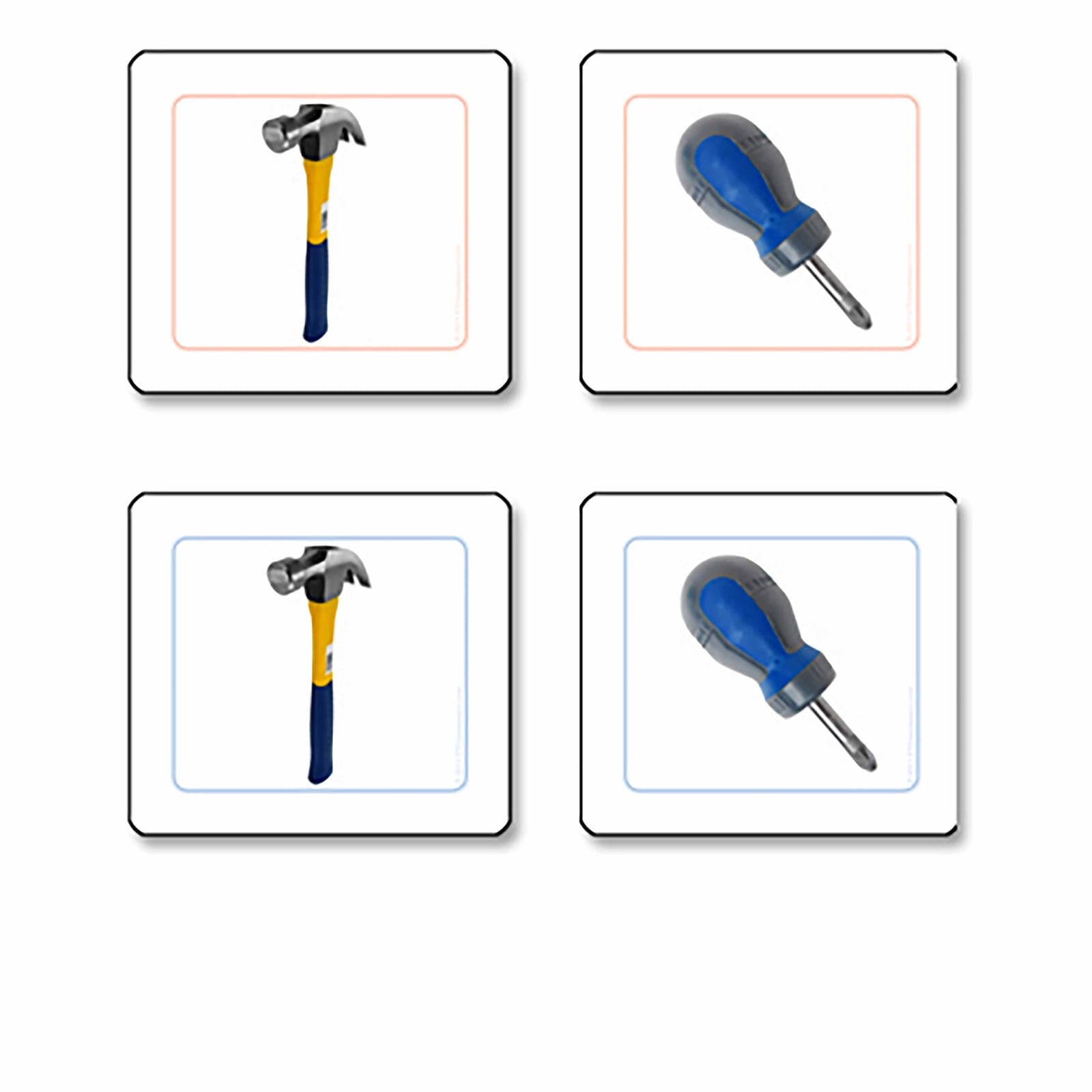 Tools Matching Cards — Montessori Material | Faborino