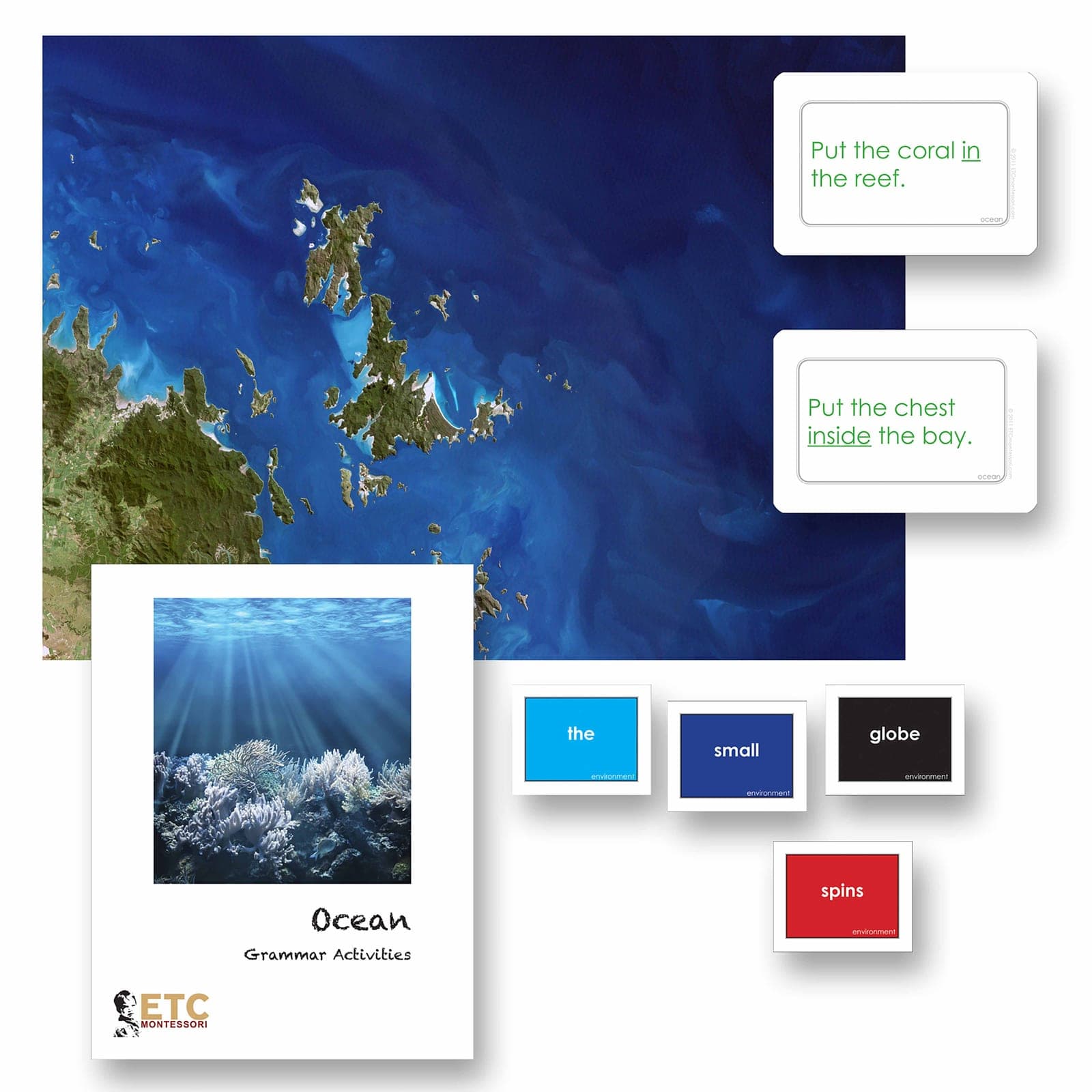 Ocean Grammar Activities — Montessori Material | Faborino