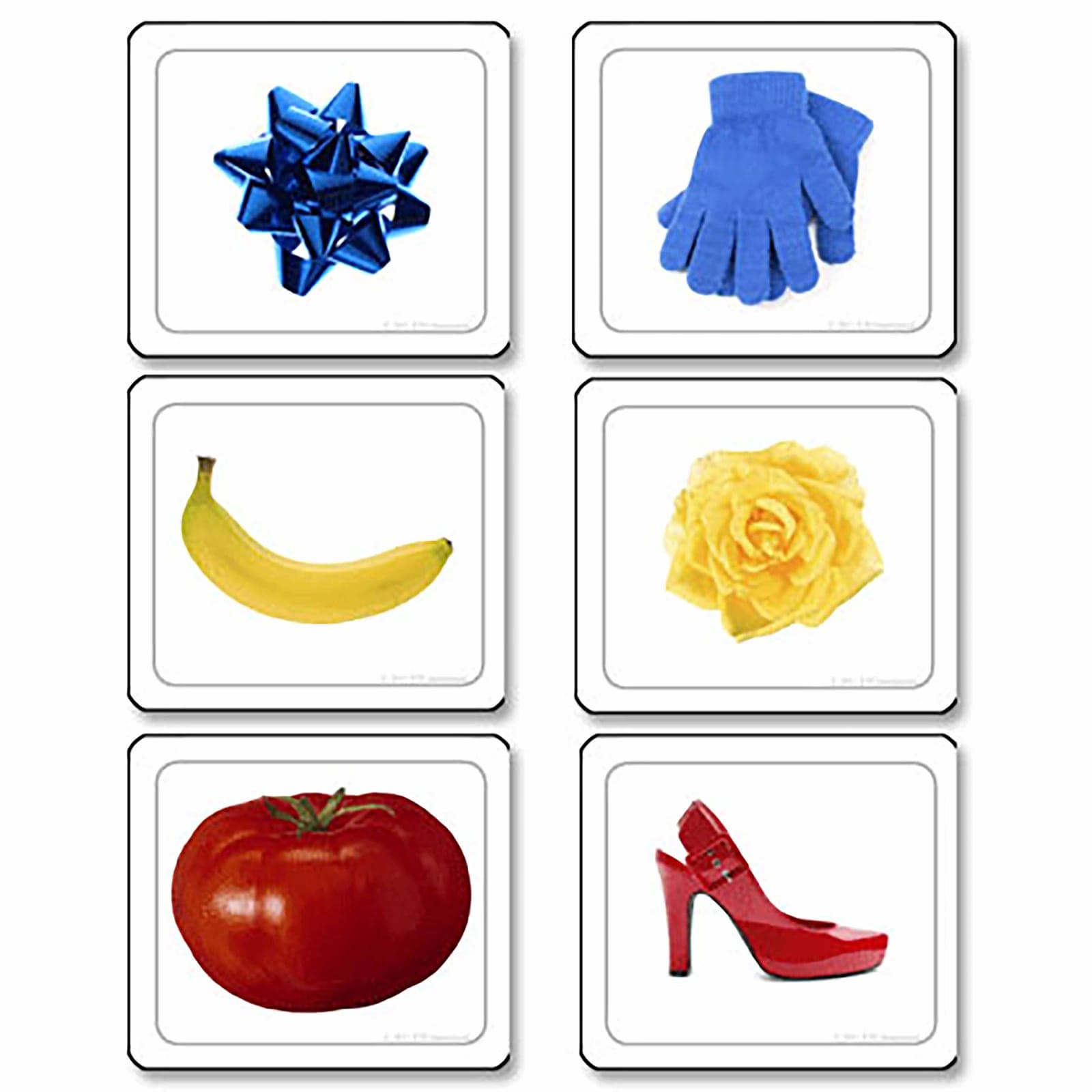 Colour Box I — Visual Discrimination with Photo Cards — Montessori Material | Faborino