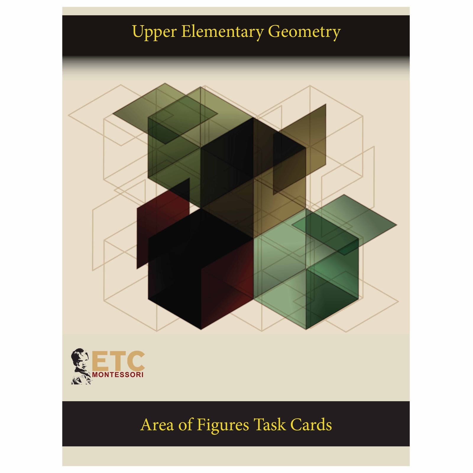 Geometrie pro vyšší stupeň — plocha — Montessori Material | Faborino