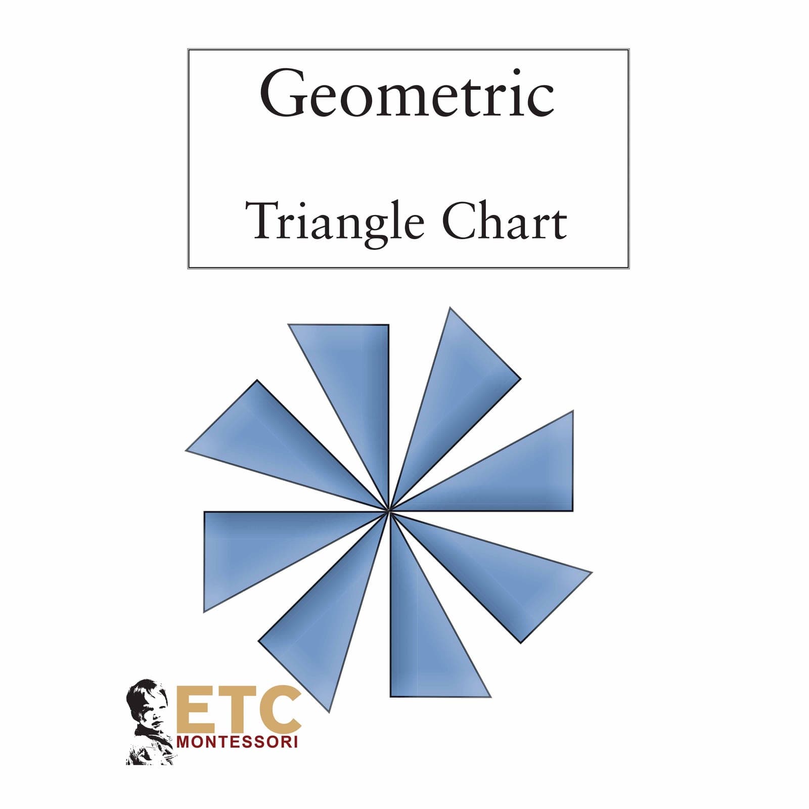 1st Level Geometry Task Cards With Chart — Montessori Material | Faborino