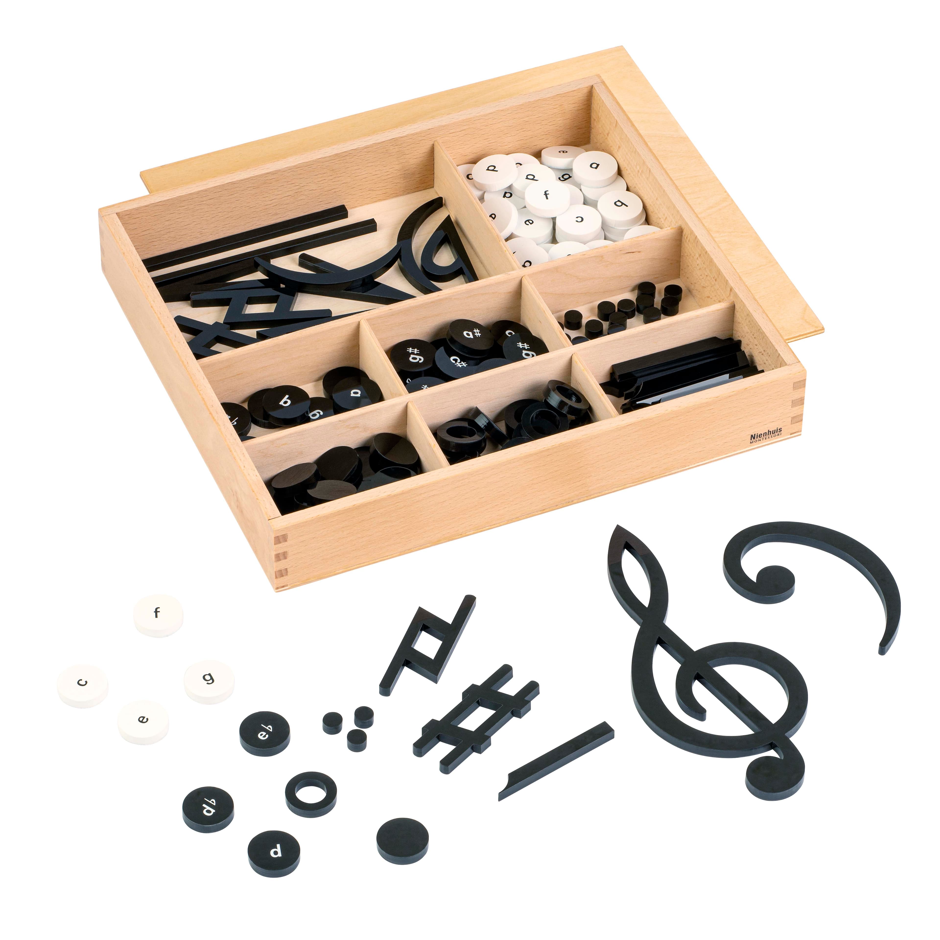 Glocken Musikzeichen und Noten