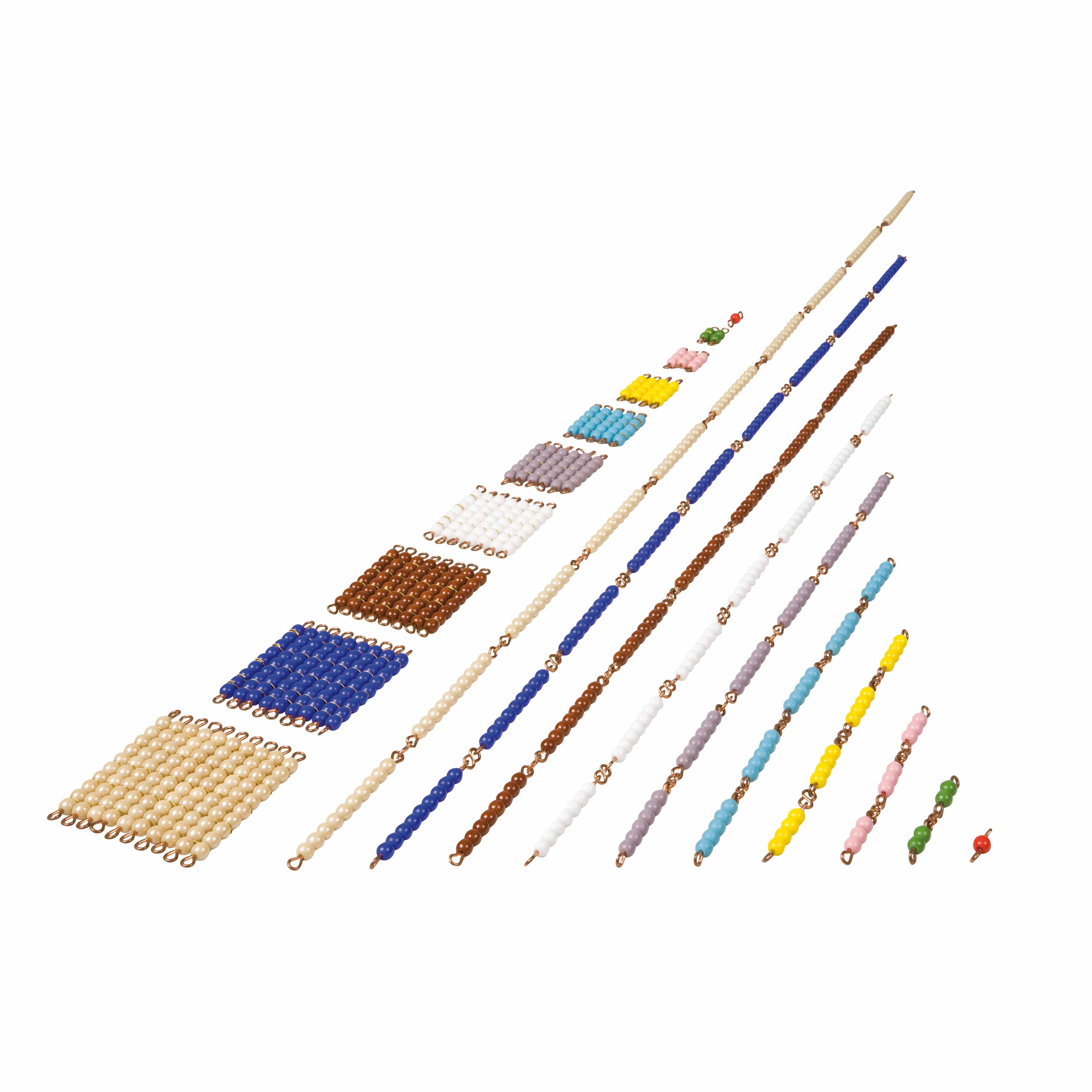 Kurze Perlenketten: Einzelperlen Glas