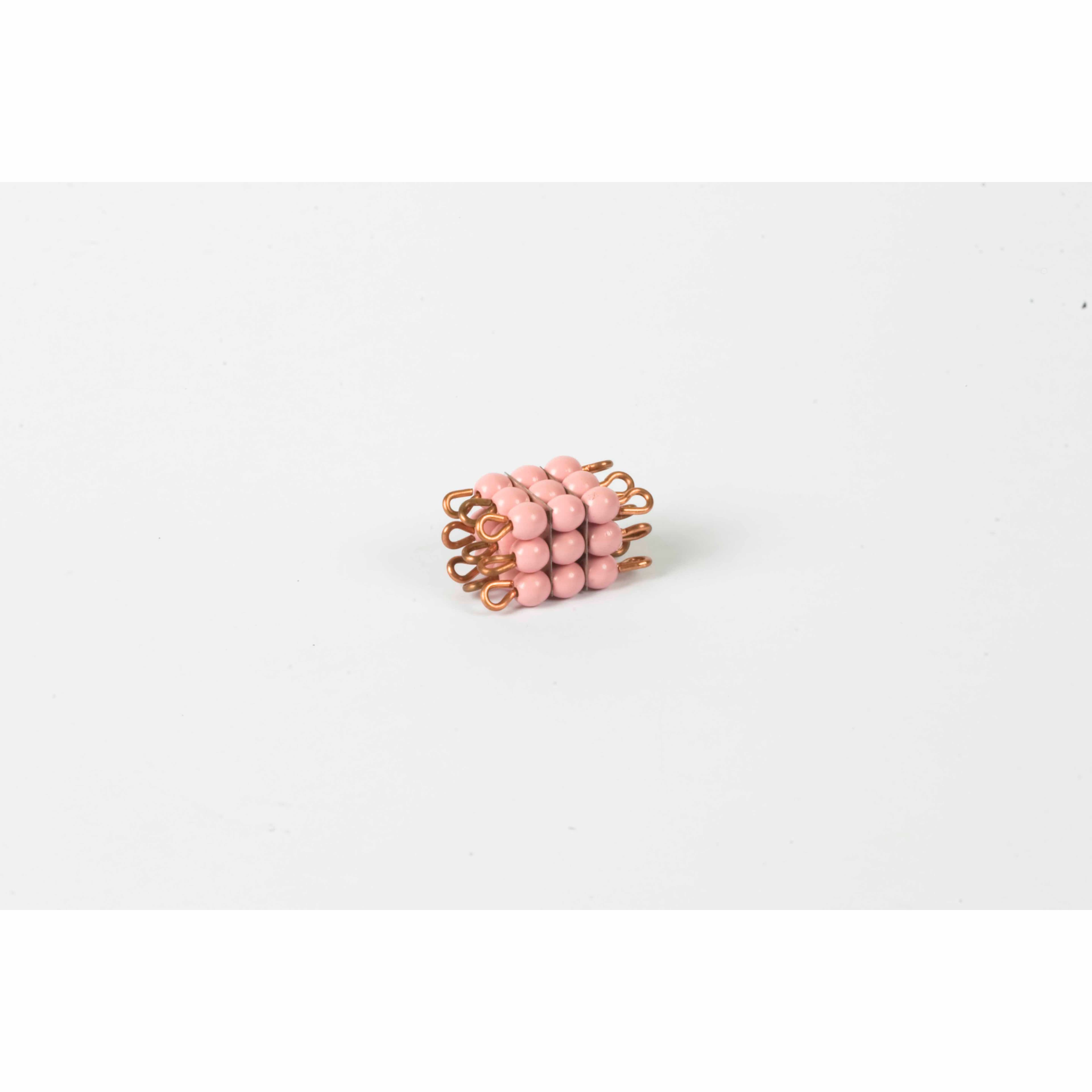 Glas-Perlenwürfel 3 — Rosa für mathematische Konzepterkundung — Katalogansicht