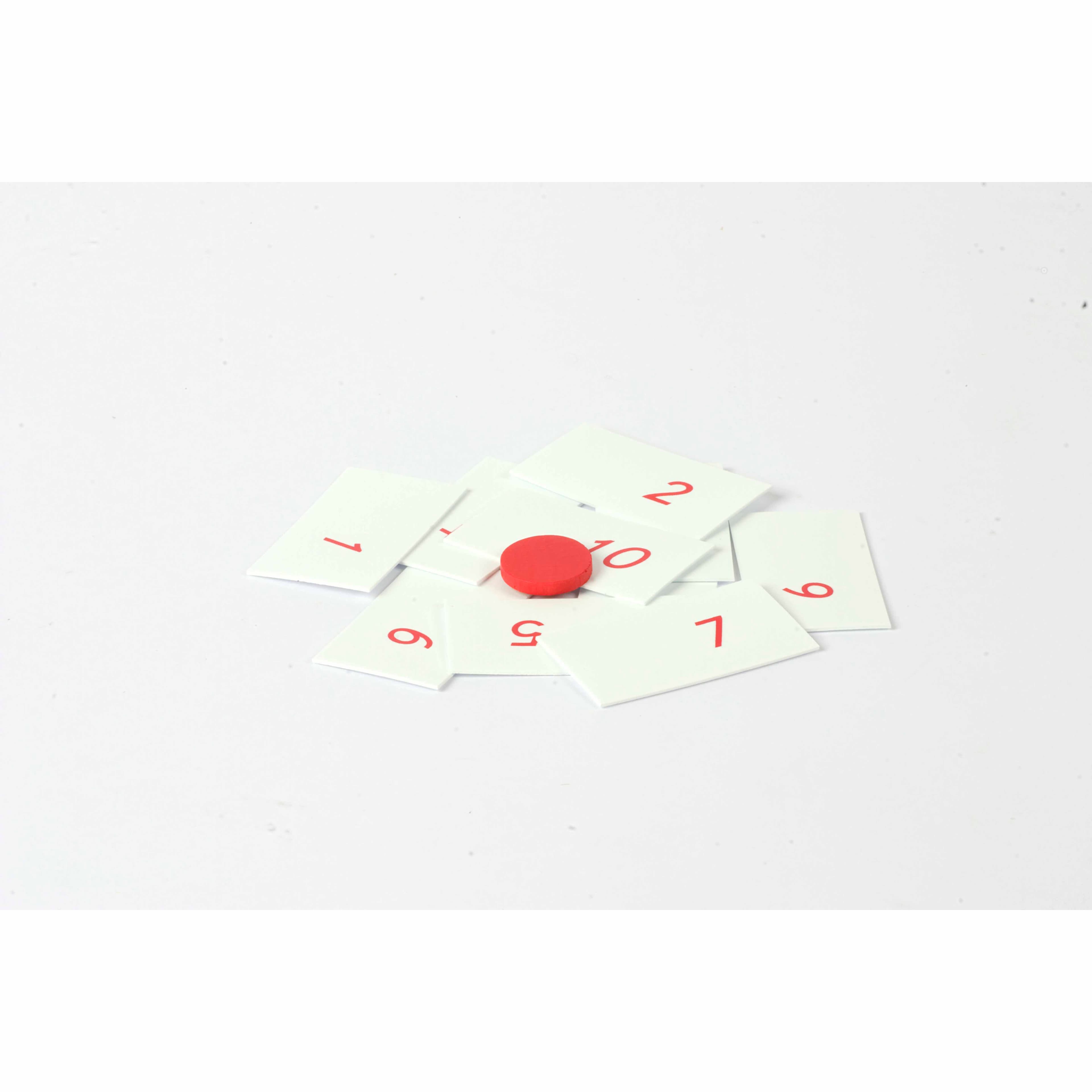 Zahlenkarten für das Multiplikationsbrett