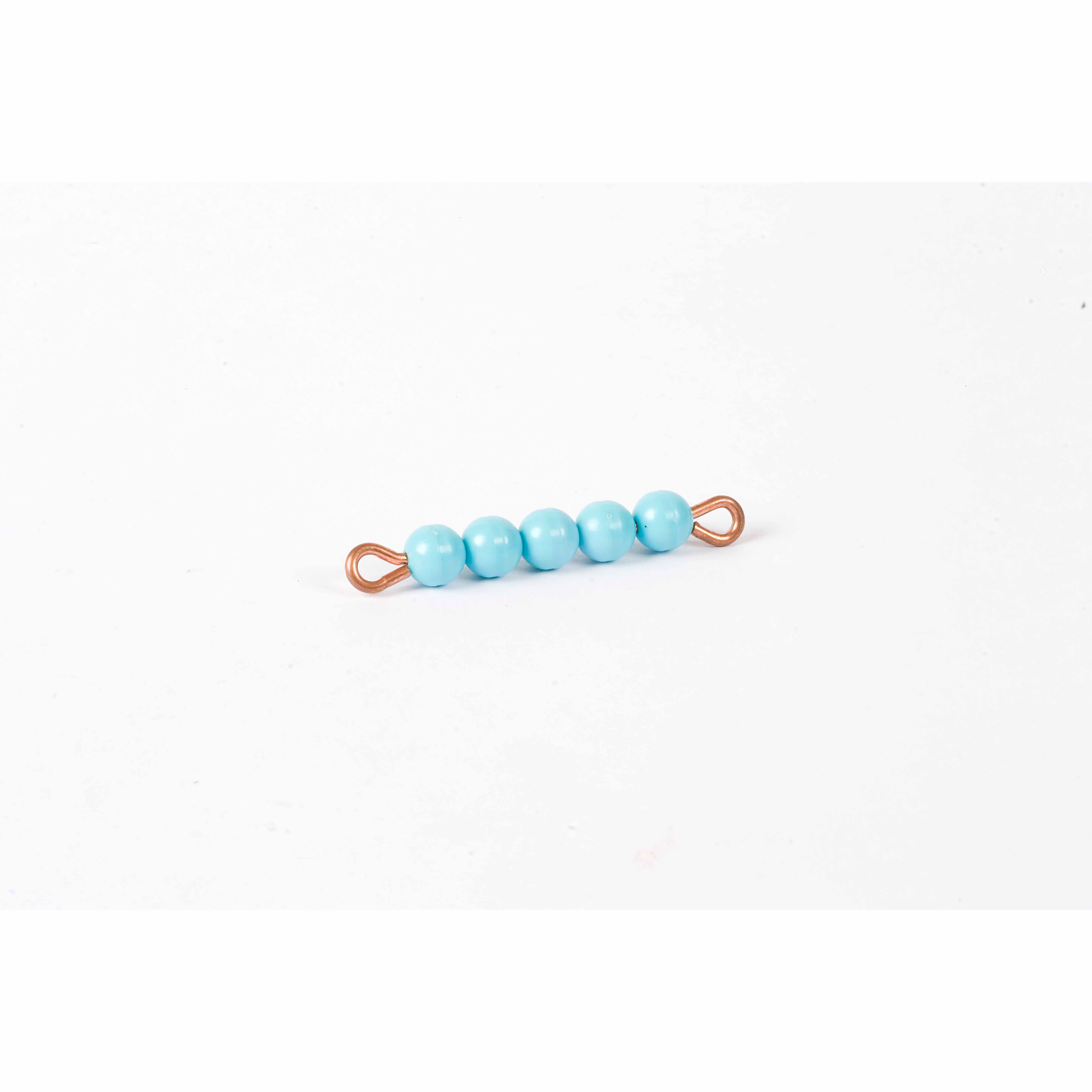 Individual Nylon Bead Bar Of 5: Light Blue
