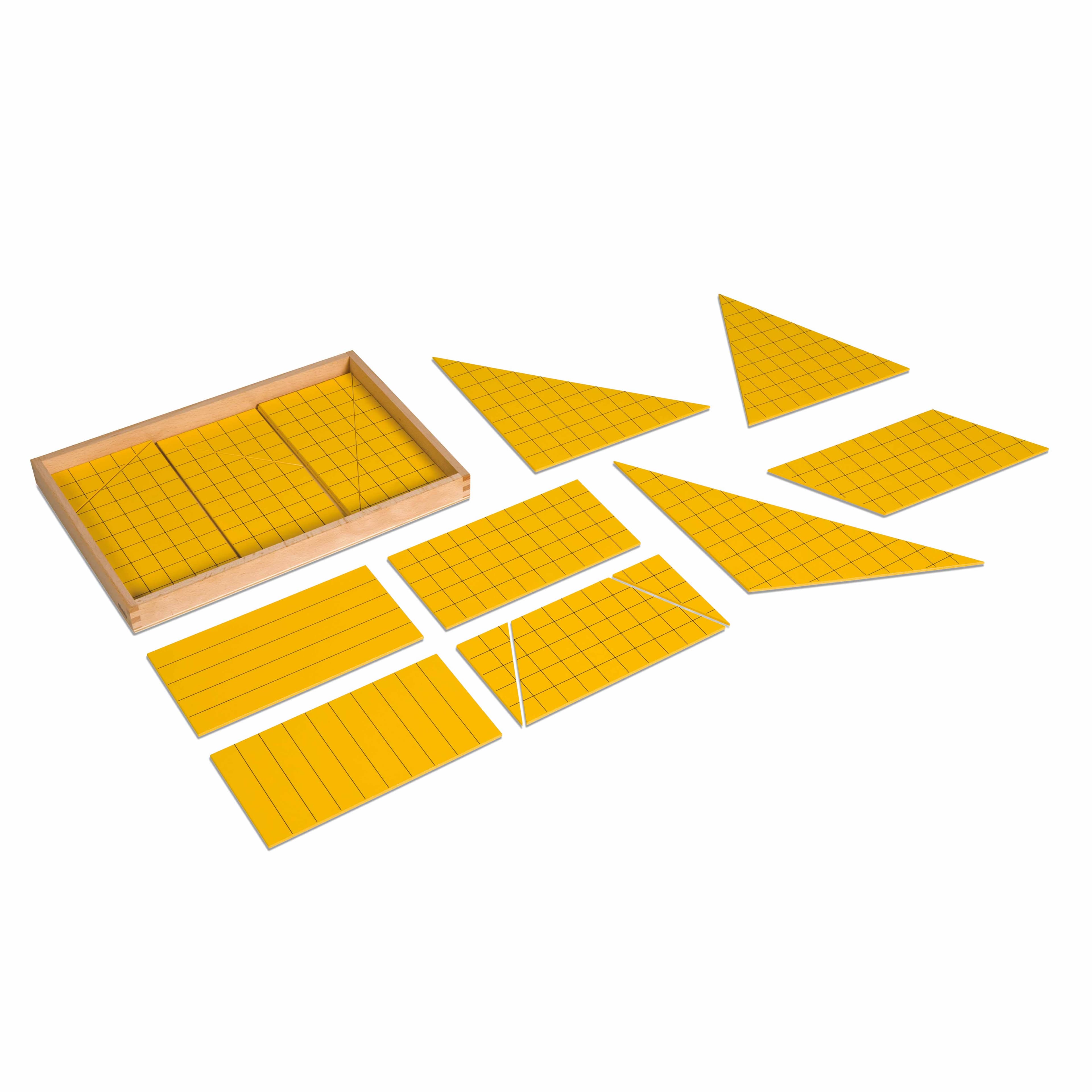 Gelbe Dreiecke für Flächenberechnung — Katalogansicht