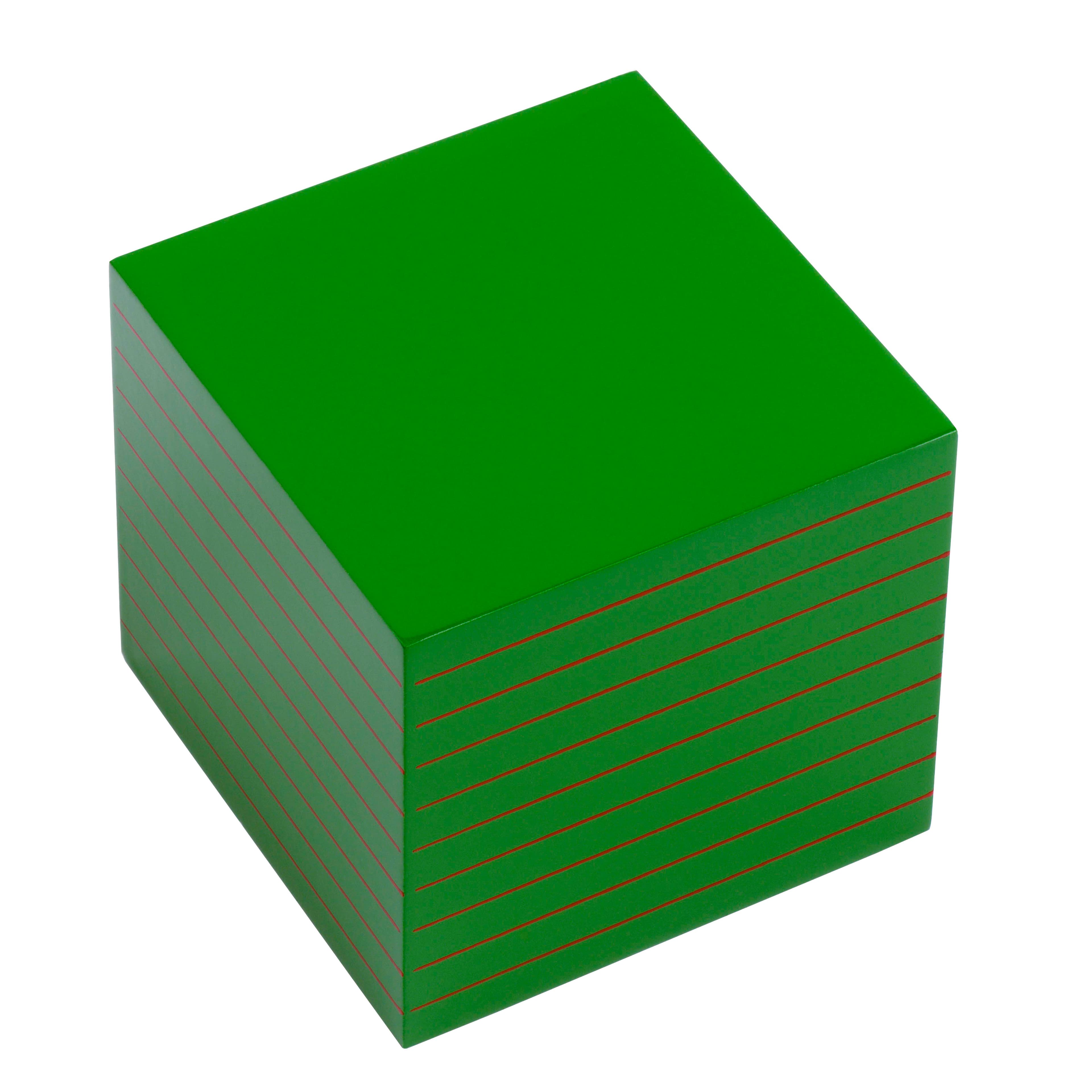 Zahlenhierarchie Würfel — 50mm Holz-Tausender-Darstellung — Katalogansicht