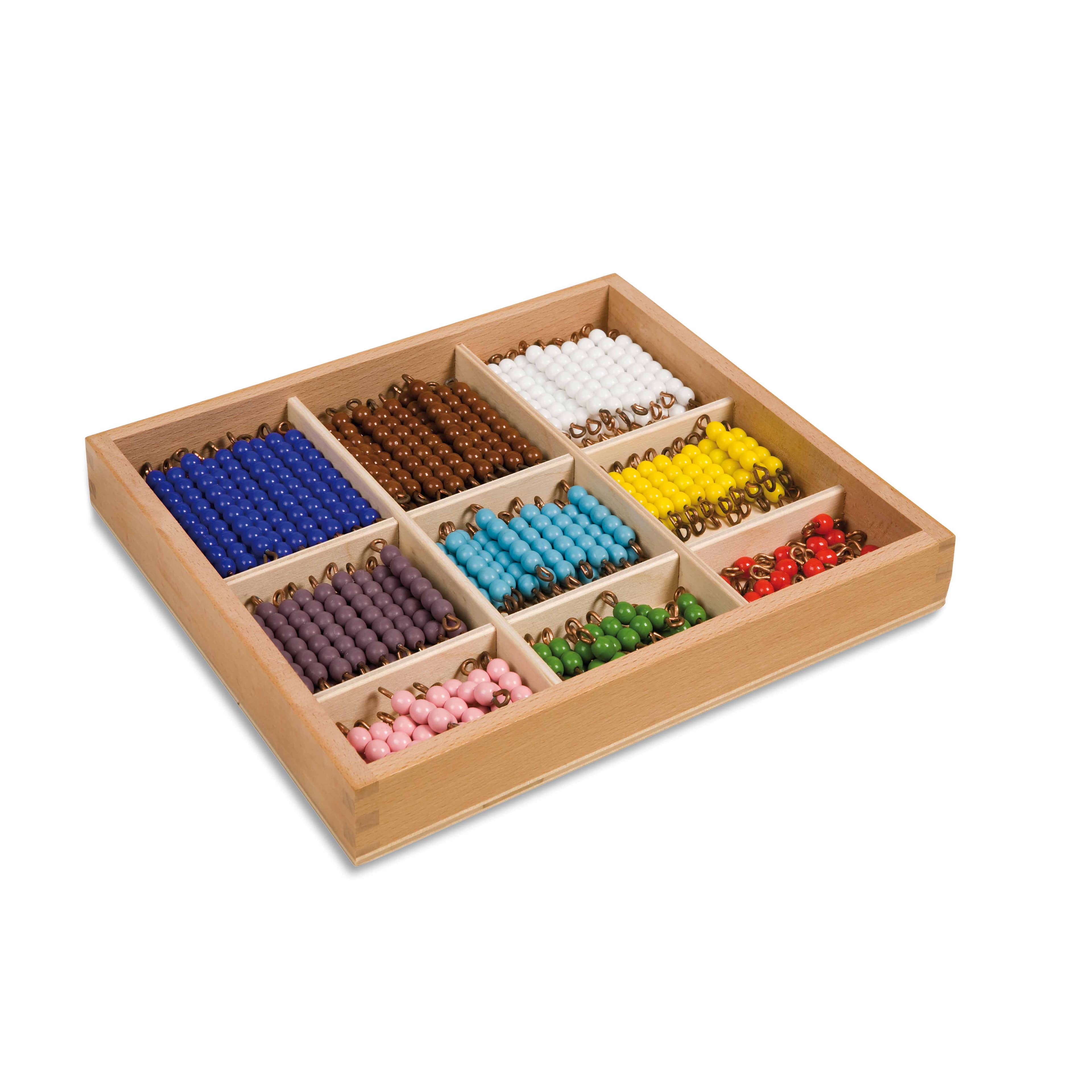 Schachbrettperlen: Einzelperlen Glas