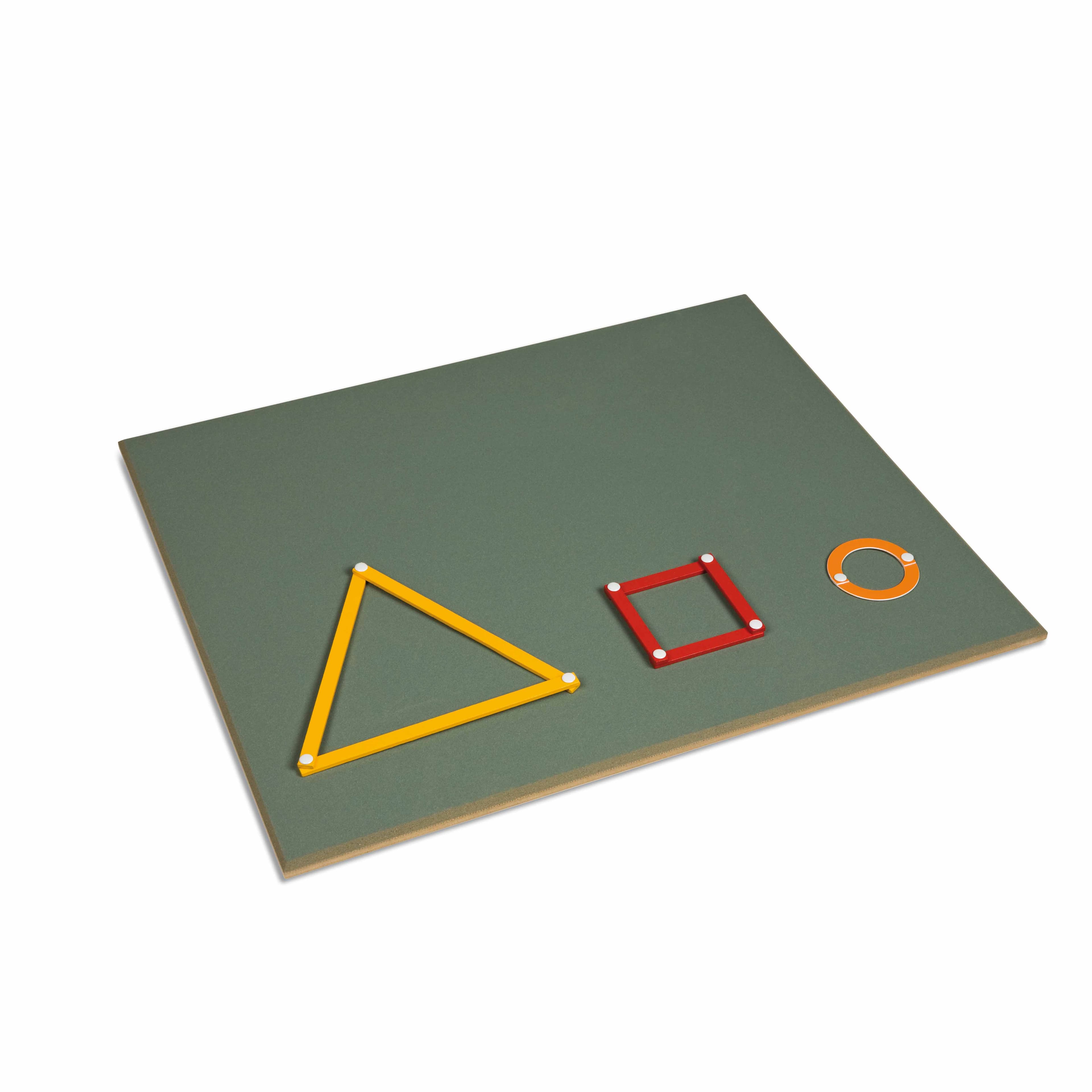 Grosse Arbeitsplatte — Für Geometrische Stäbchen-Materialien — Katalogansicht