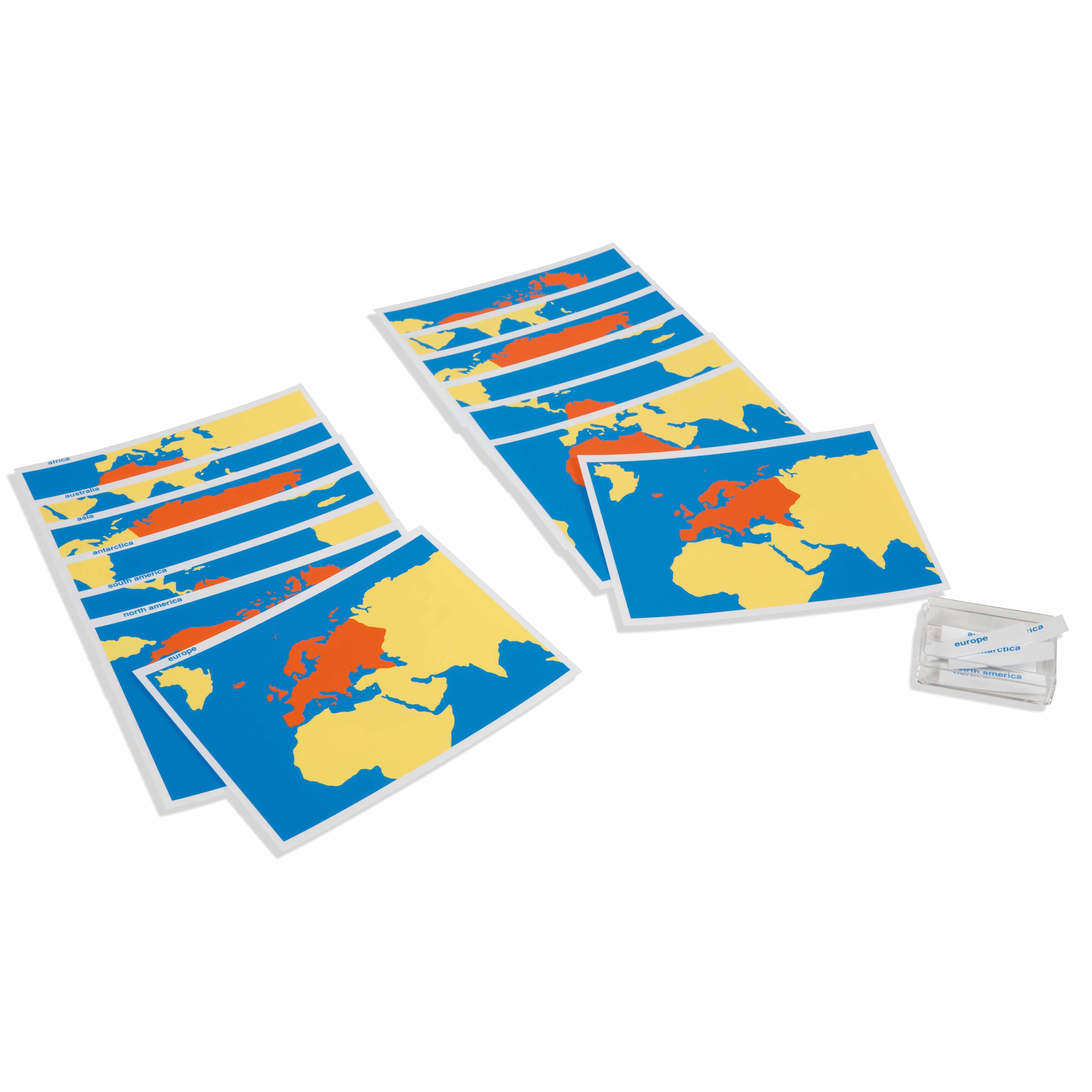 Karten der Weltteile