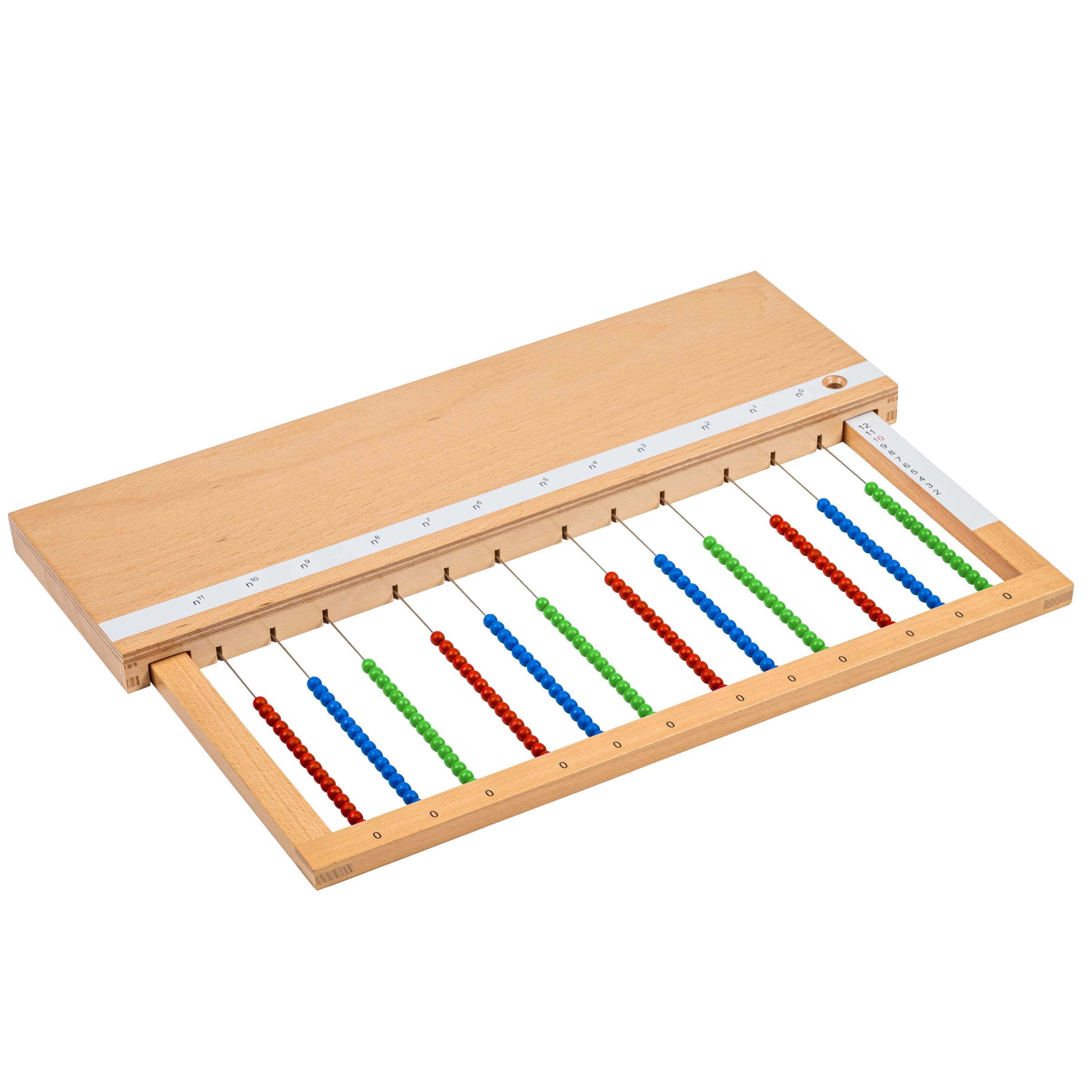 Multi-Basis-Perlenrahmen — Farbkodiertes Mathematik-Erkundungsmaterial — Katalogansicht