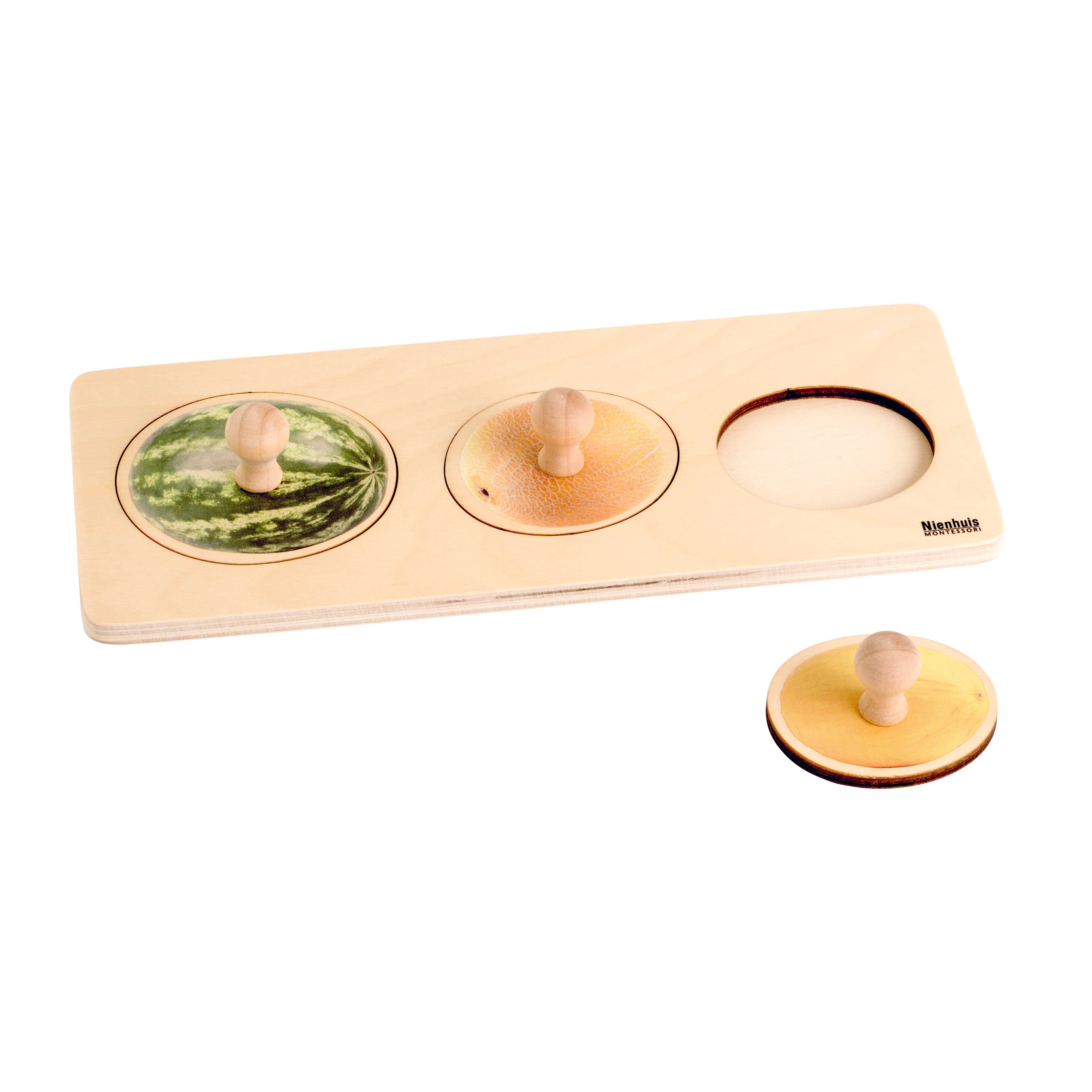 Kleinkind-Puzzle: 3 Melonen — Katalogansicht