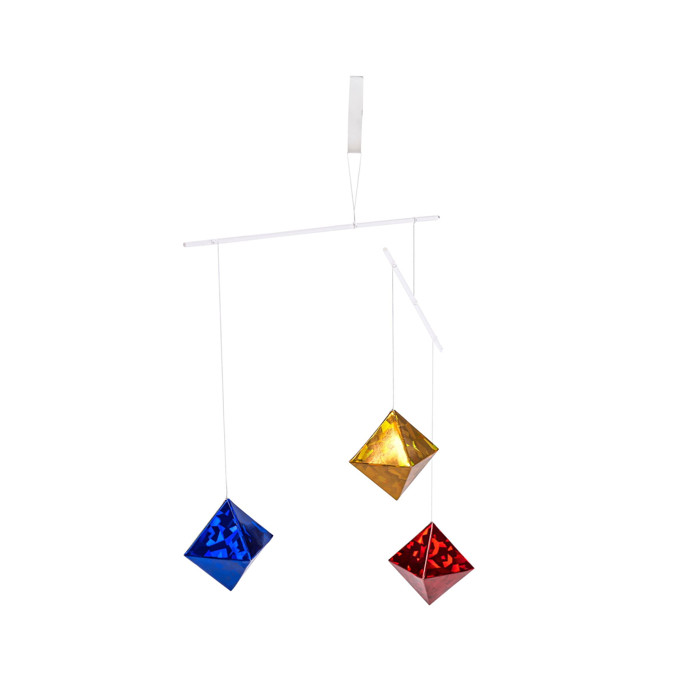 Octahedron Mobile — Geometric Crystal Forms for Visual Development — Montessori Material | Faborino