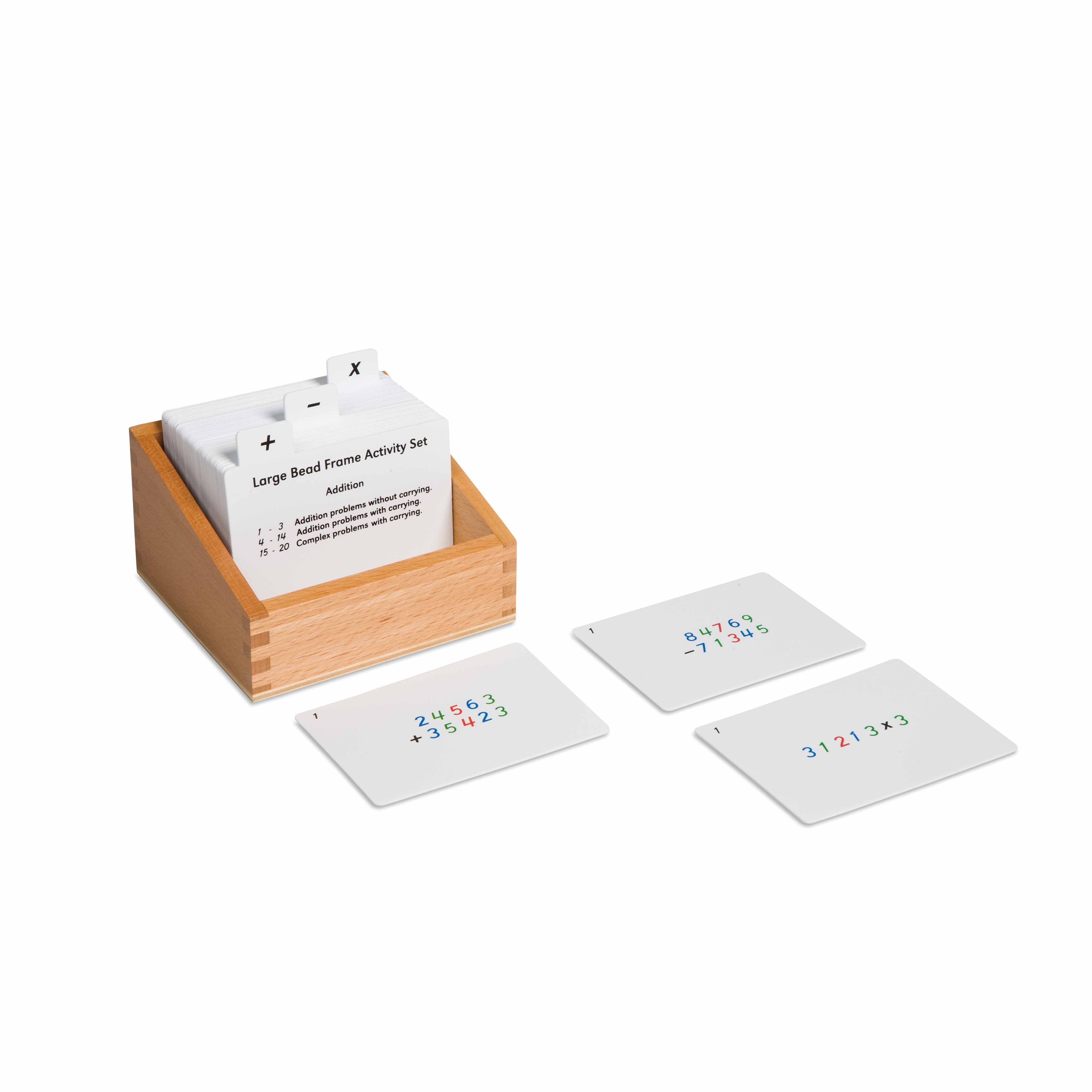 Grosser Perlenrahmen Aktivitäts-Set — Farbkodierte Additionsübungen — Ansicht 1