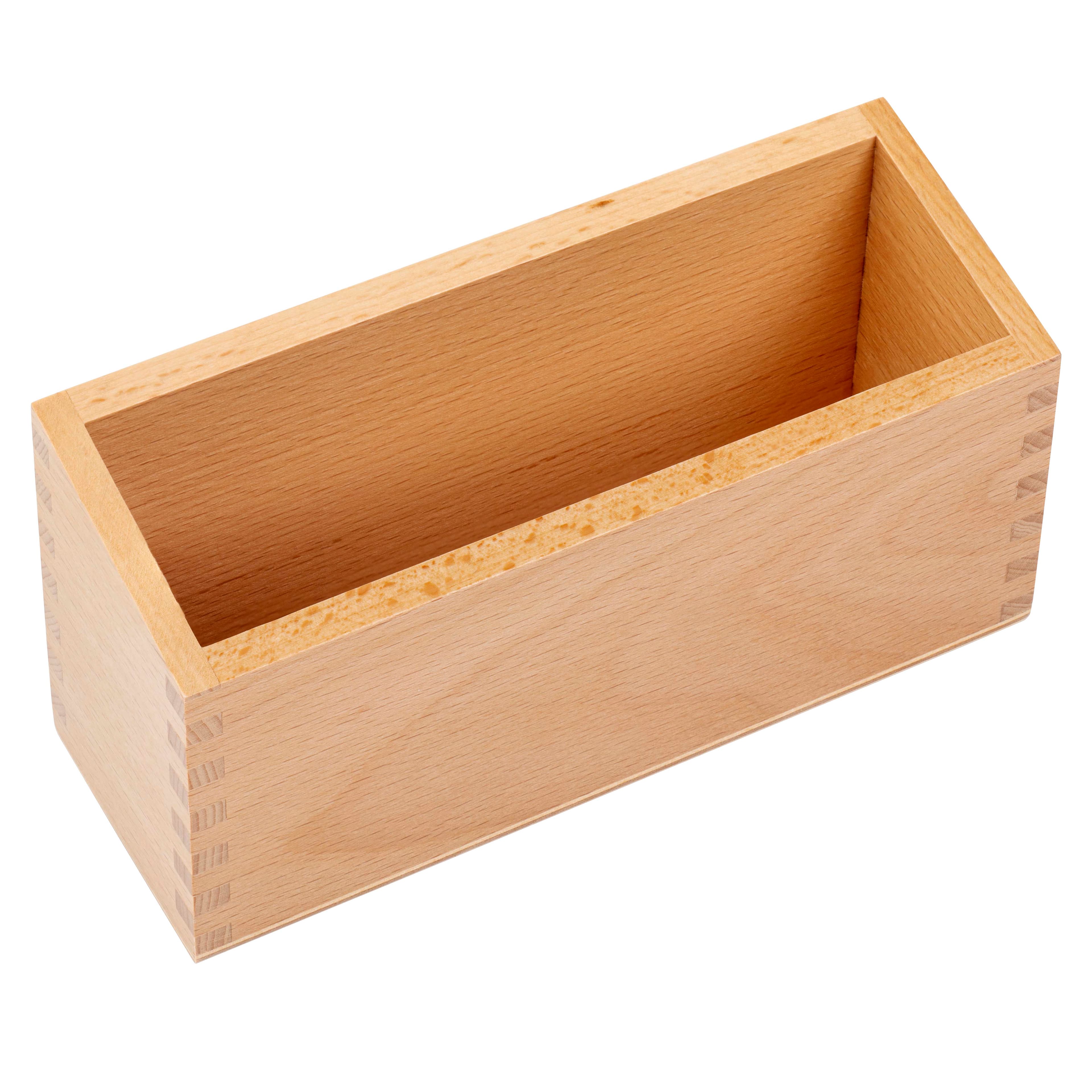 Aufgabenkarten Aufbewahrungsbox A5 — Kleine Holzorganizer — Katalogansicht