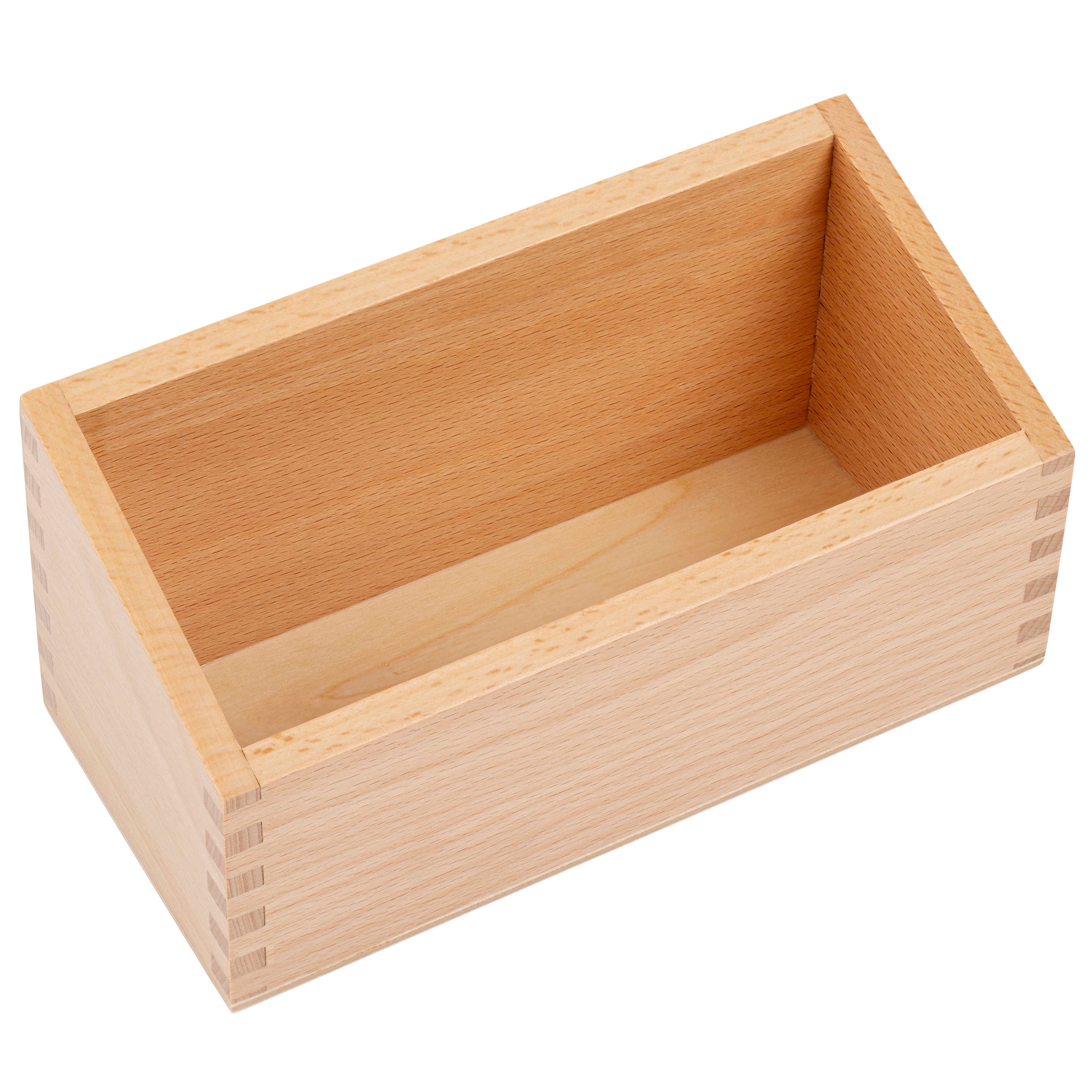 Aufgabenkarten Aufbewahrungsbox A5 — Mittlere Holzorganizer — Katalogansicht