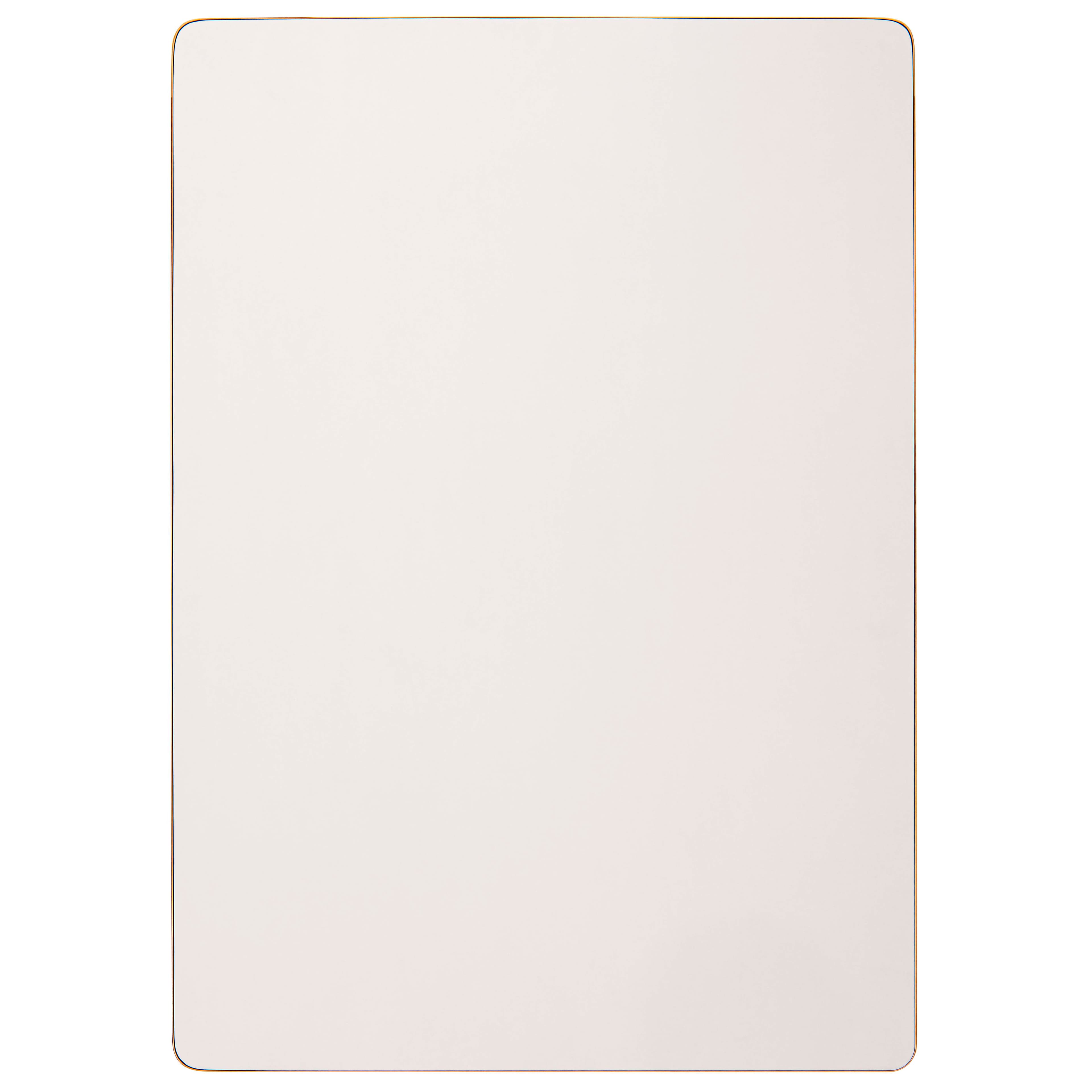 Rechteckige Tischplatte: Milchweiß - 118 × 64 × 2 cm