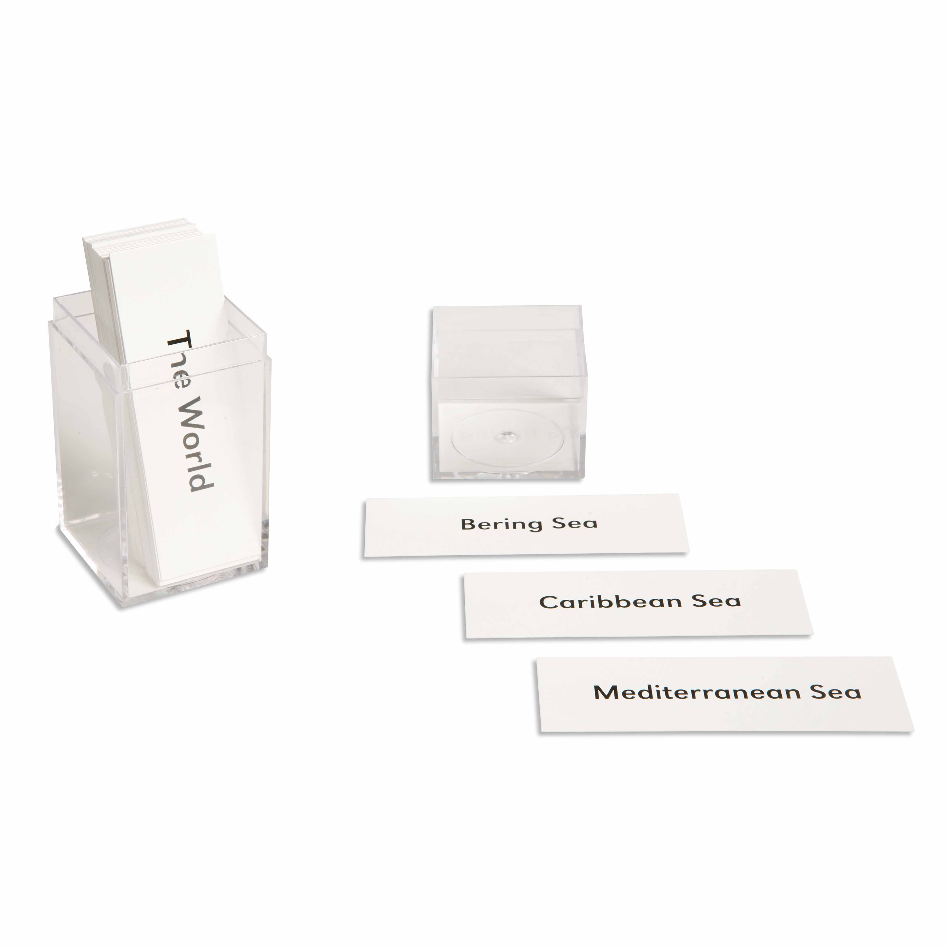 Hemisphärenkarten und Beschriftungsset