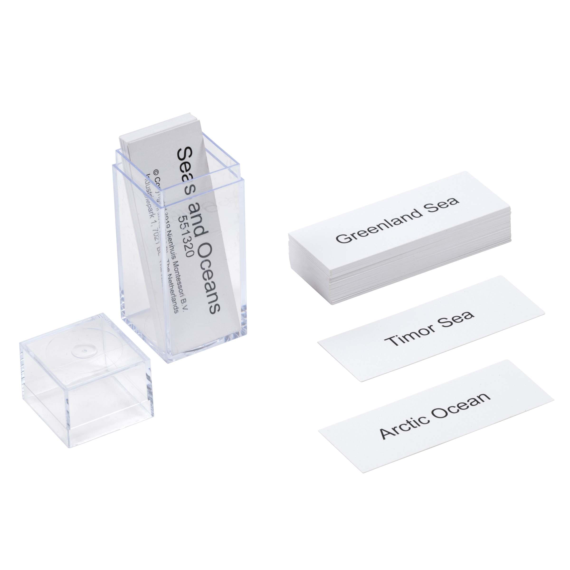 Meere und Ozeane: Etiketten