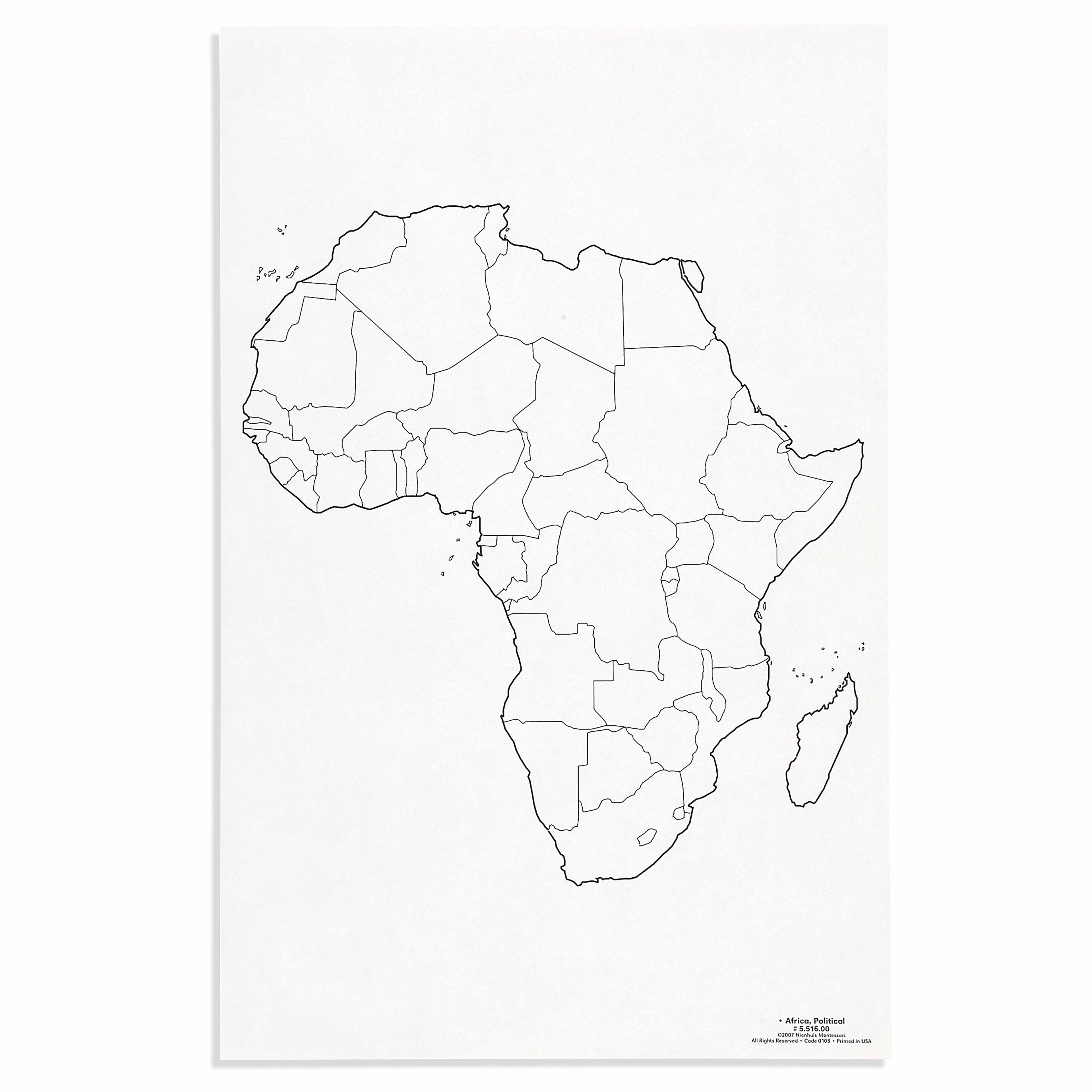 Afrika: Politische Karte (50)
