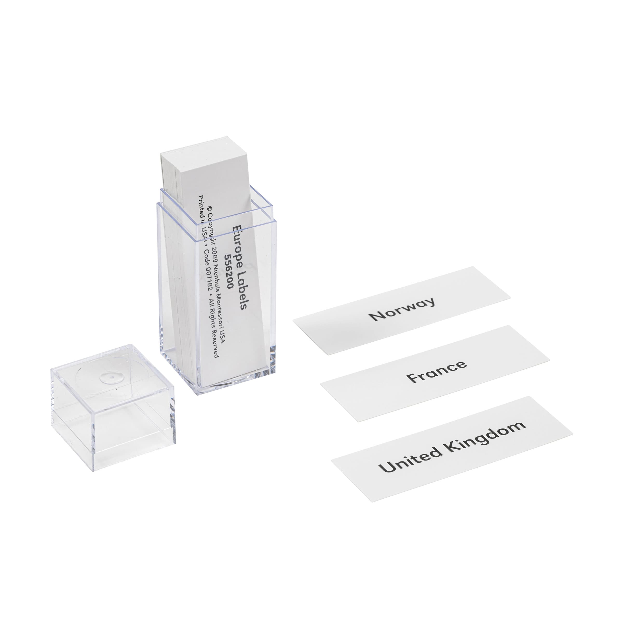 Europa: Beschriftungen — Puzzlekarten-Zubehör