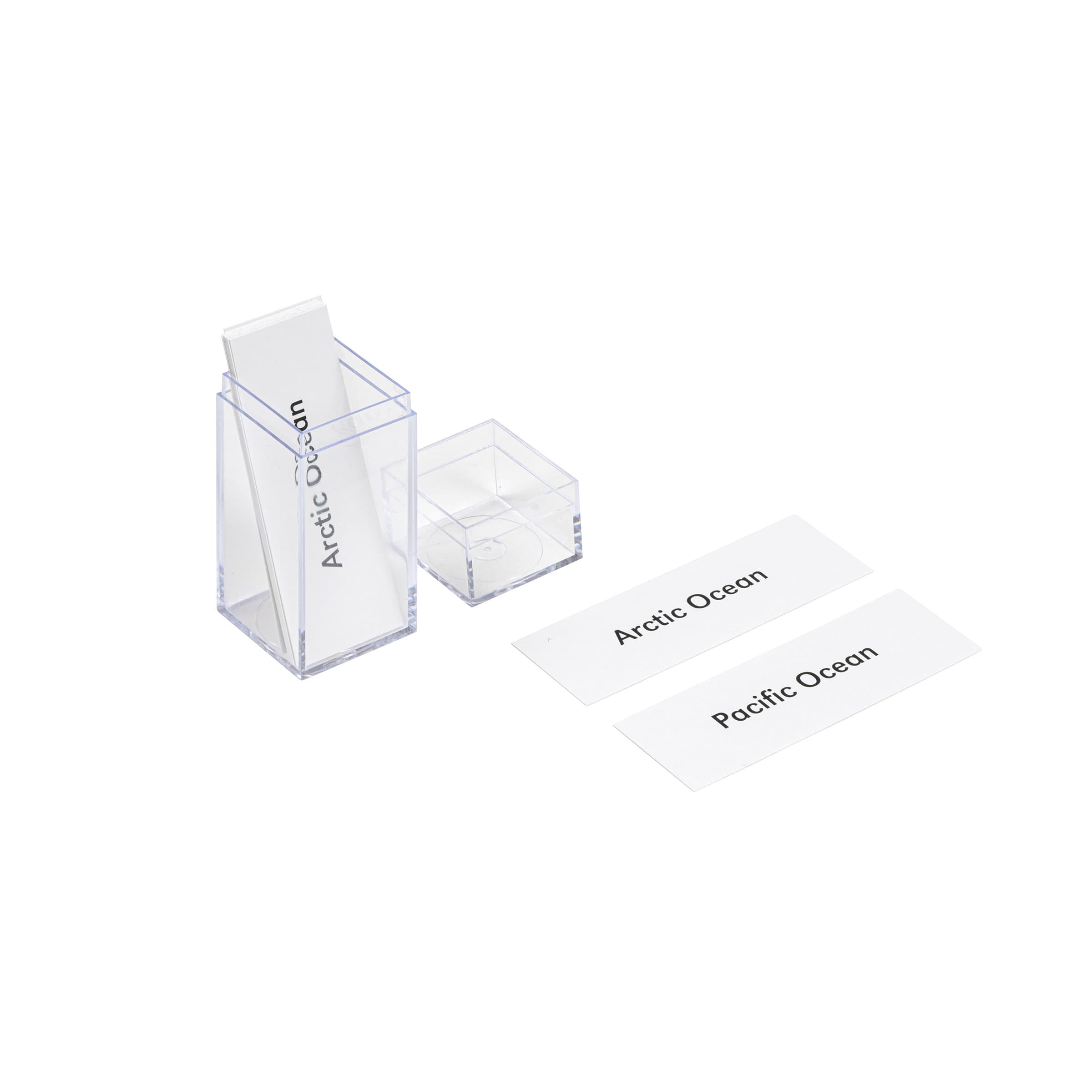 Ozeane: Beschriftungen — Puzzlekarten-Zubehör