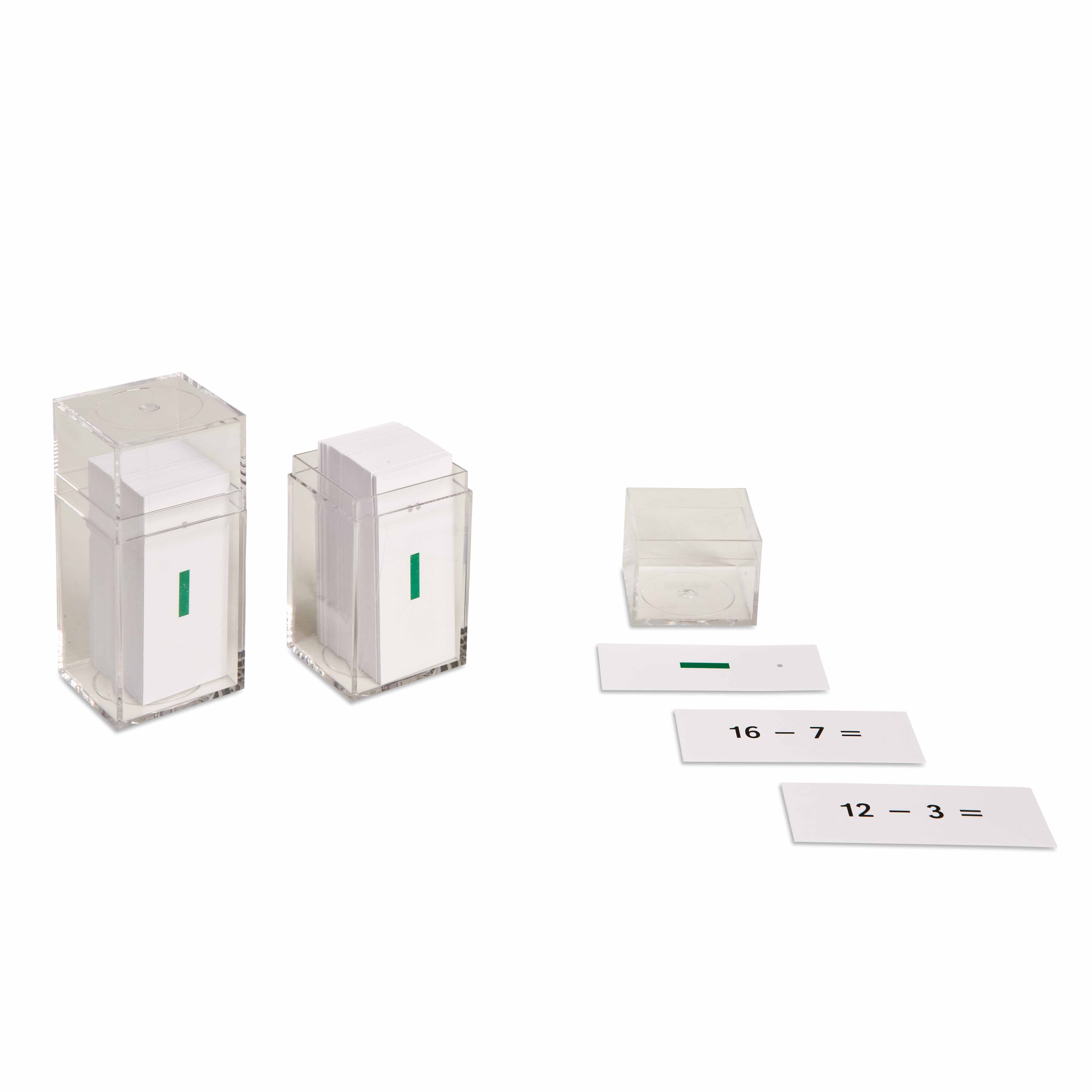 Aufgabenzettel: Subtraktions-Arbeitstafeln