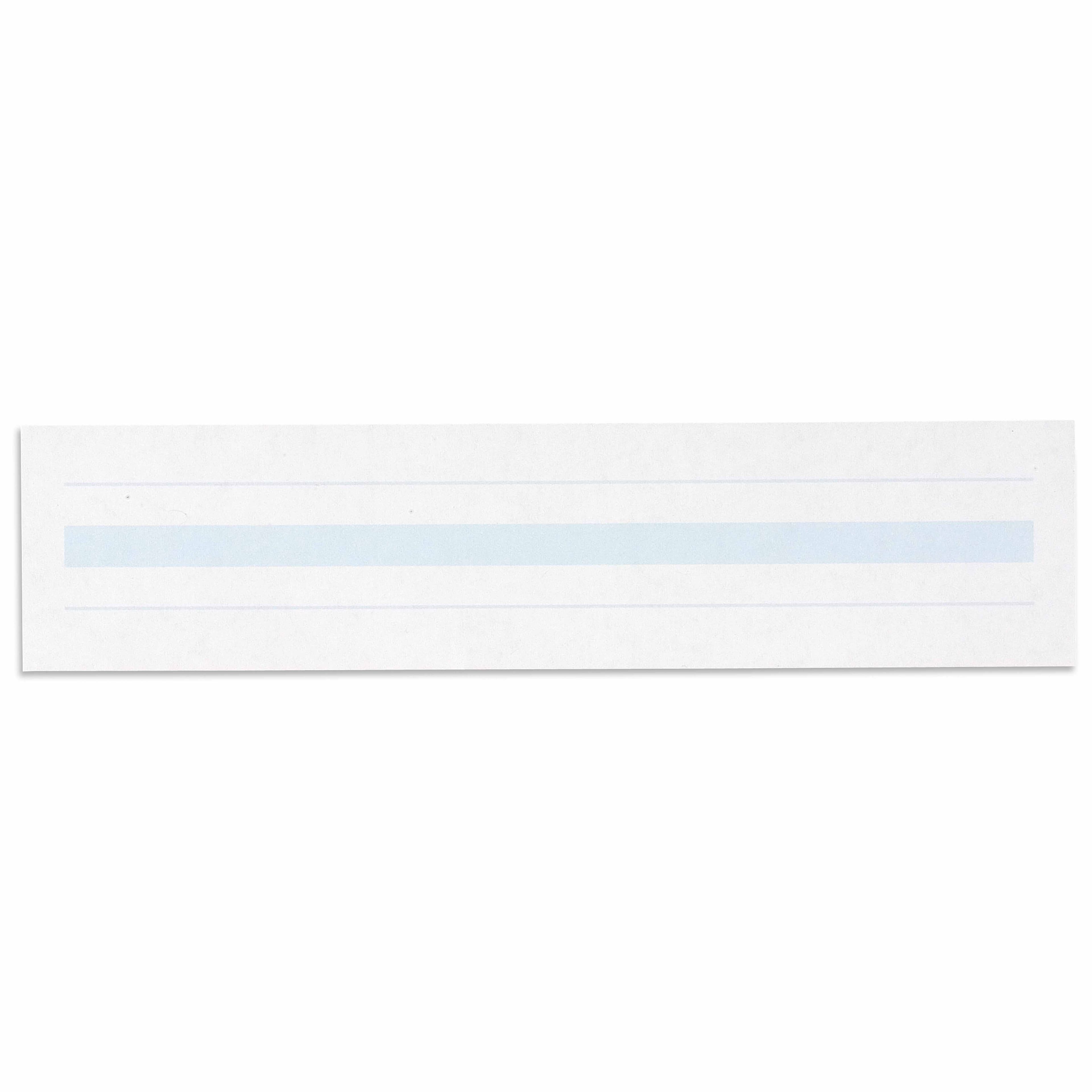 Schreibpapier: Blaue Linien - 2 × 8,5 Zoll (500)