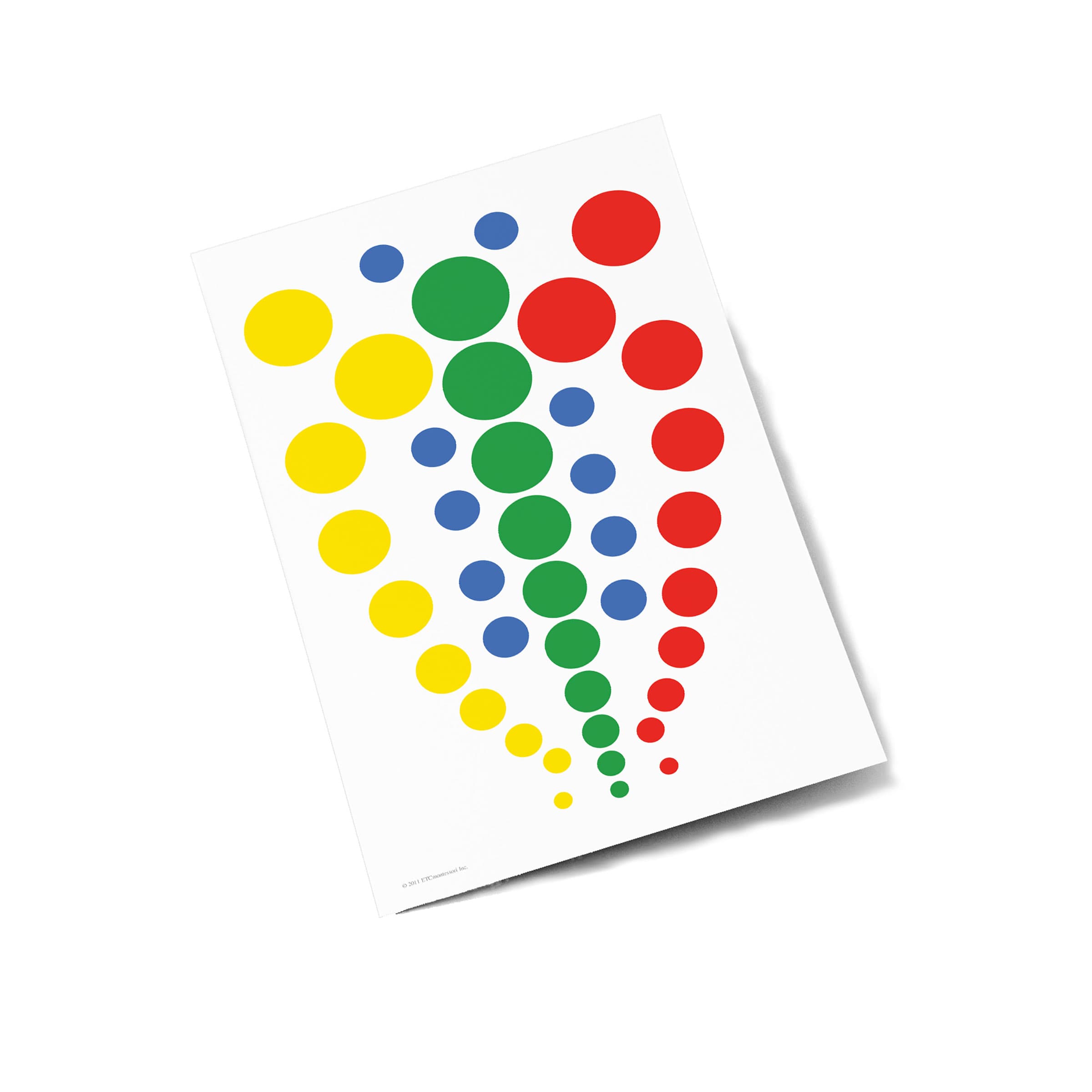 Farbzylinder-Musterkarten — Visuelle Unterscheidungsübungen — Ansicht 1