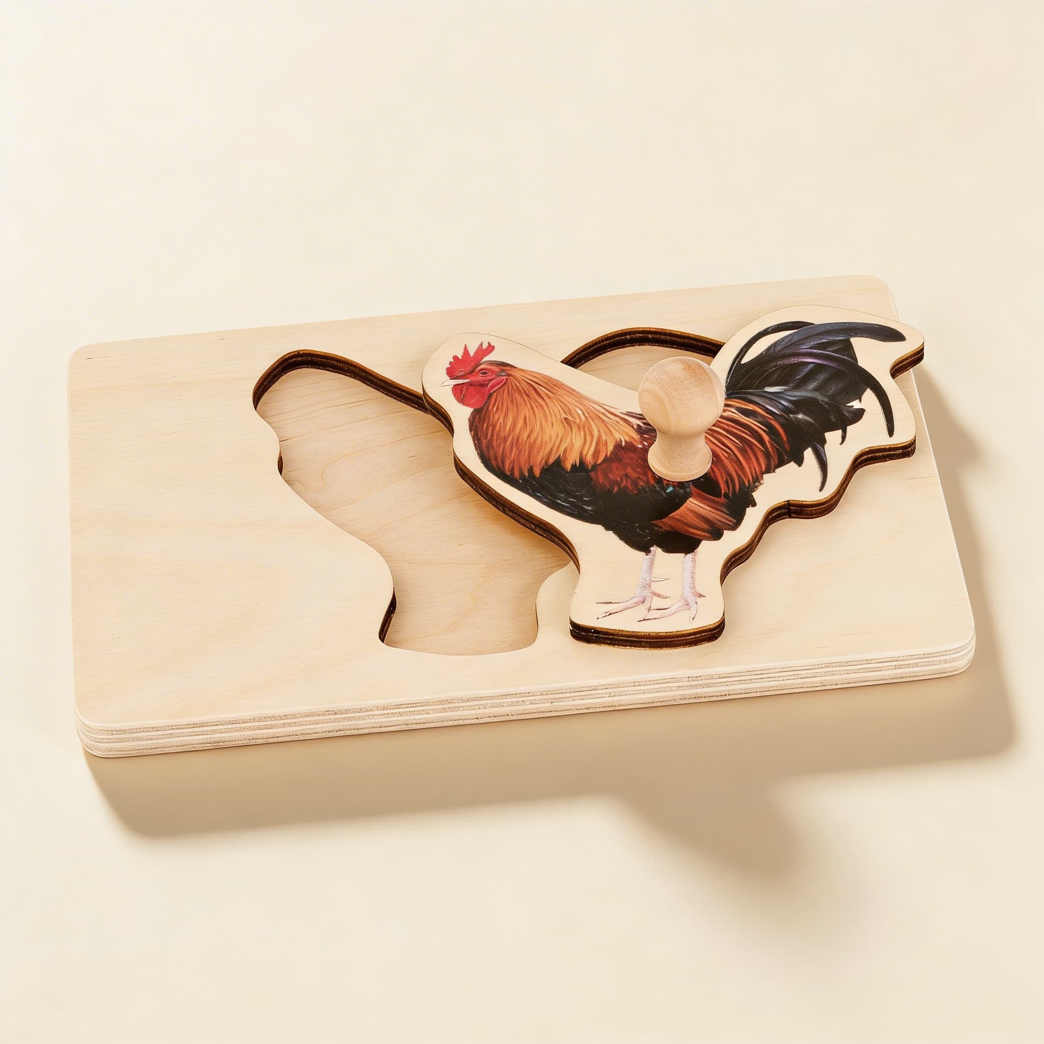 Kleinkind-Puzzle: Hahn — Katalogansicht