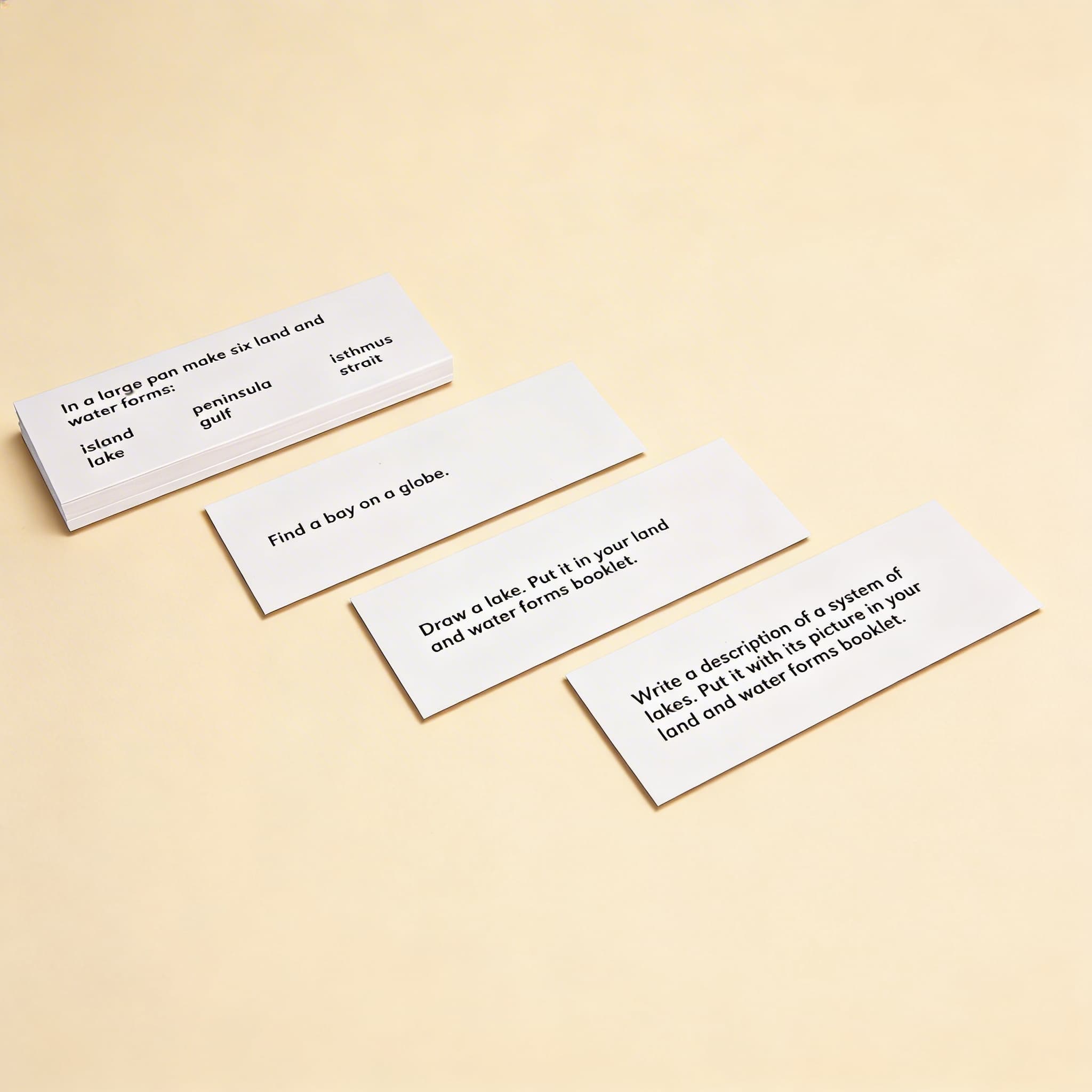 Land And Water Forms: Command Cards — Catalog view